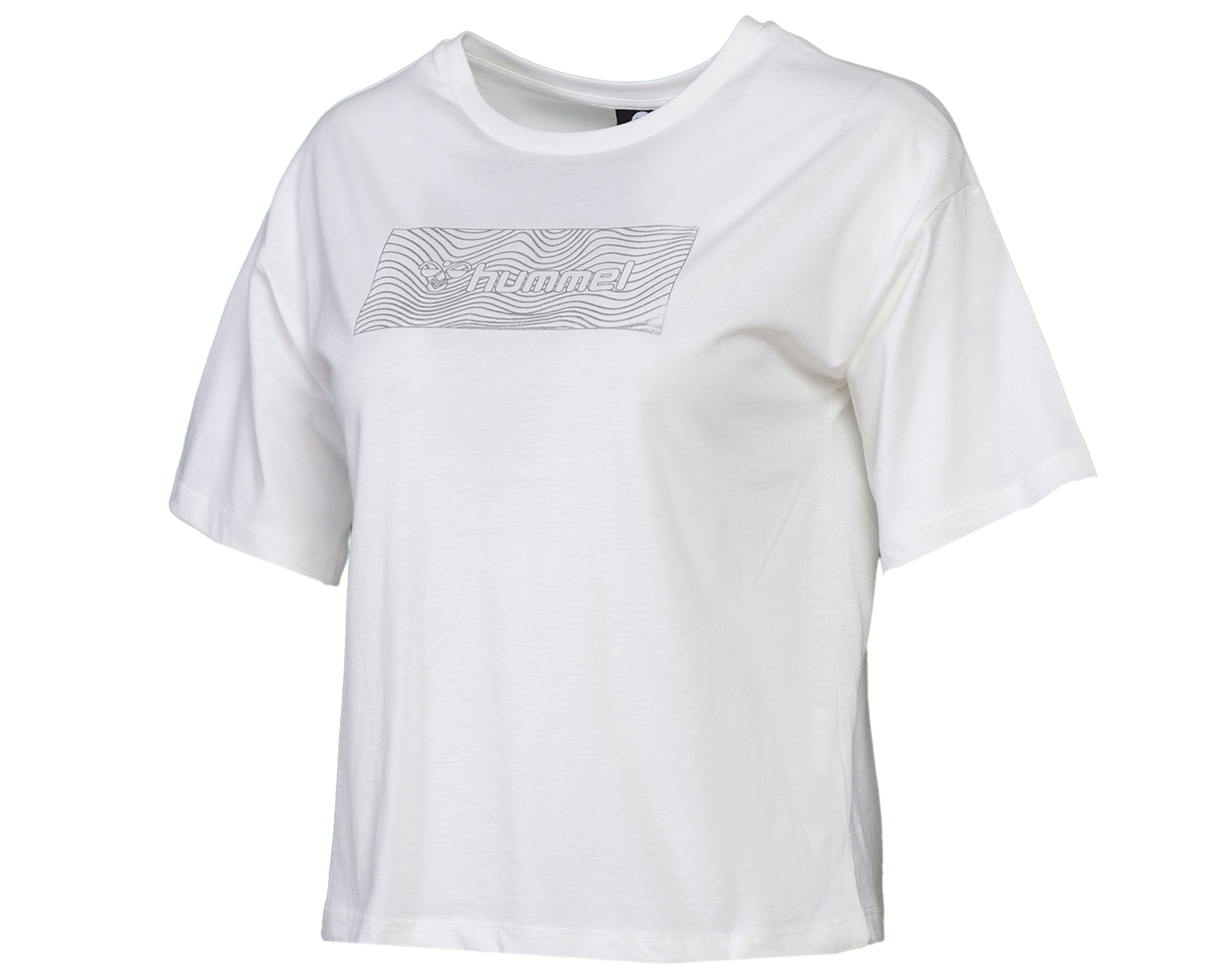 Hummel Hmlwawy T-Shirt Kadın Günlük Tişört 911375-9003 Beyaz