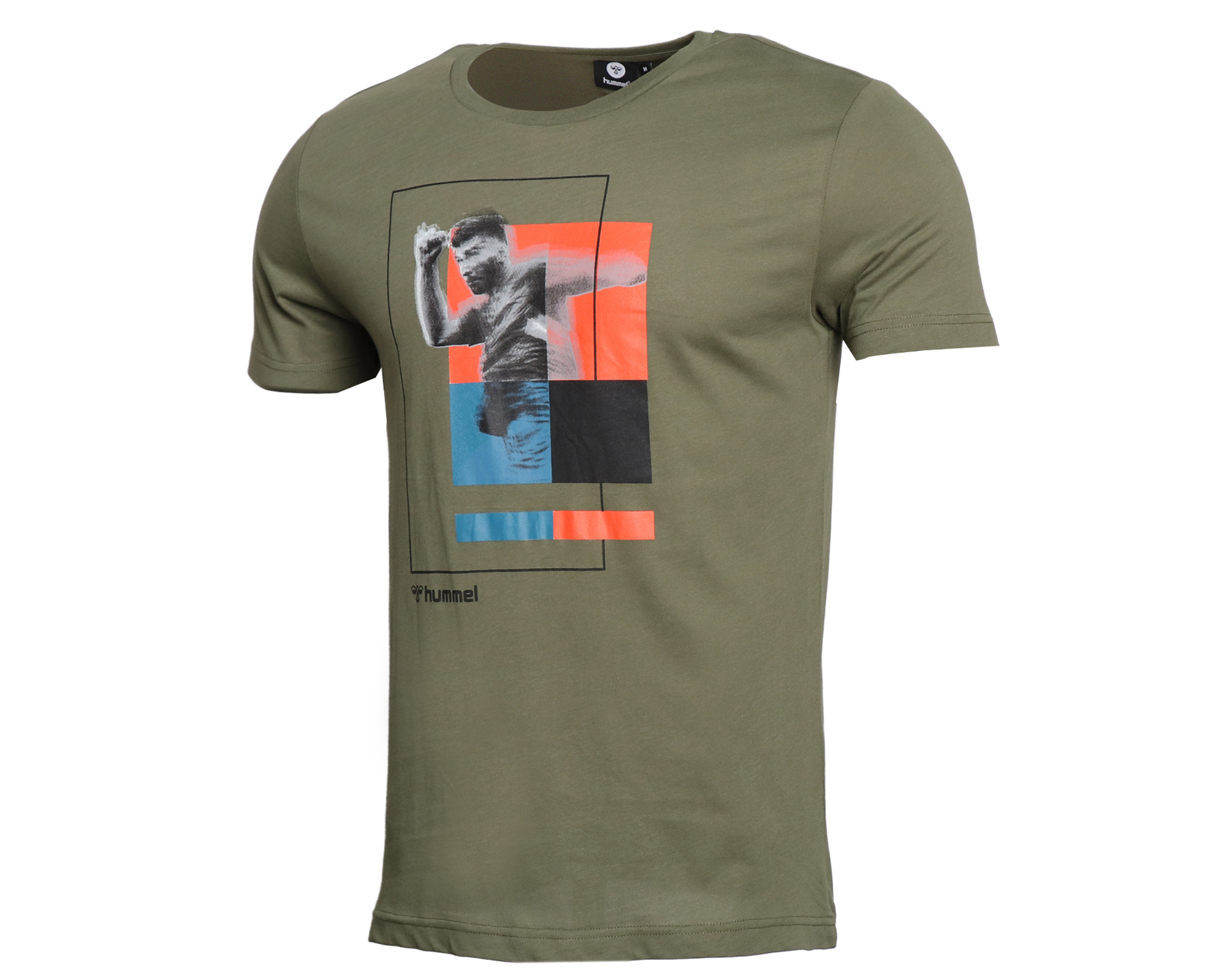 Hummel Hmllui T-Shirt Erkek Günlük Tişört 911430-1323 Haki