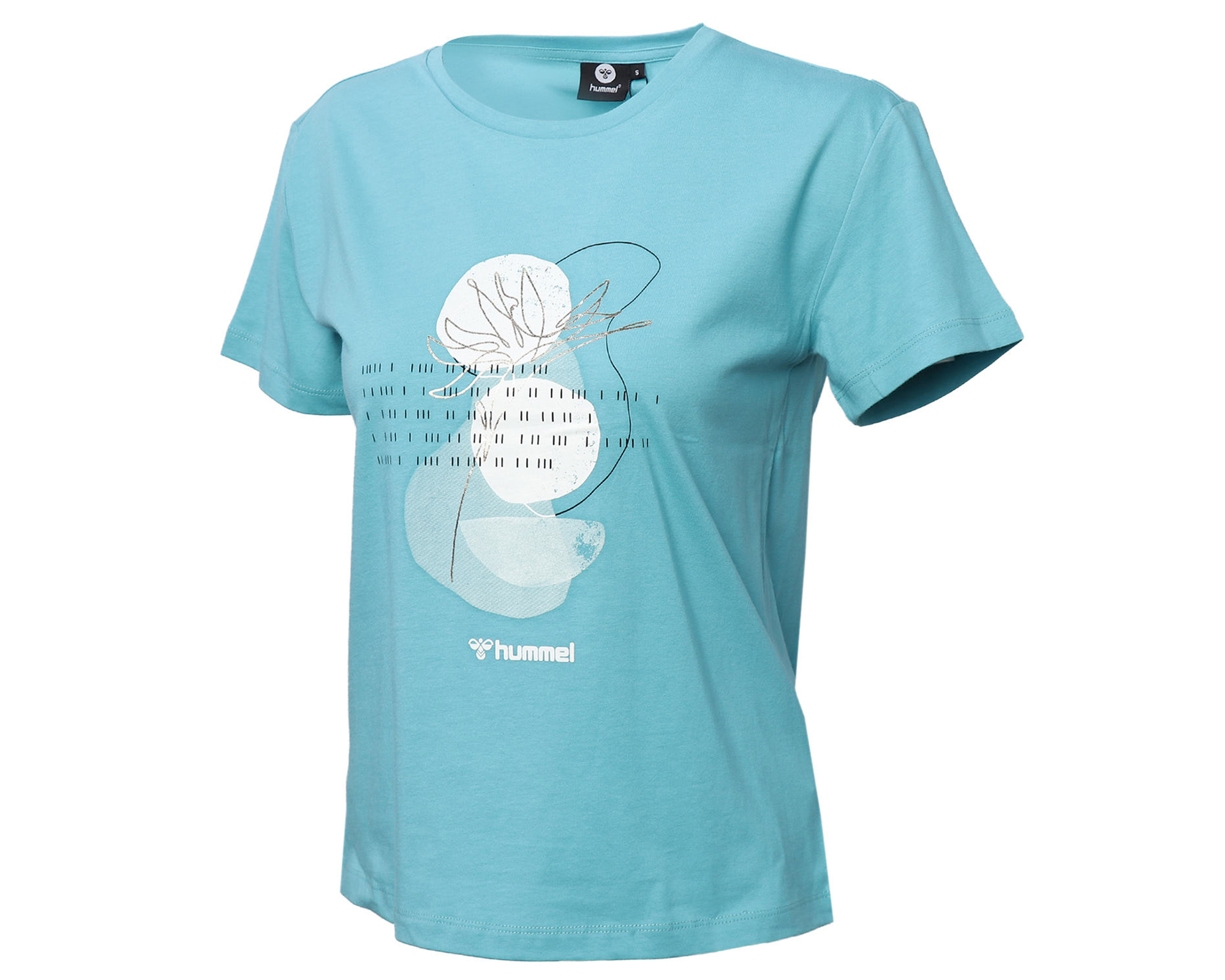 Hummel Hmltobino T-Shirt Kadın Günlük Tişört 911549-5519 Mavi