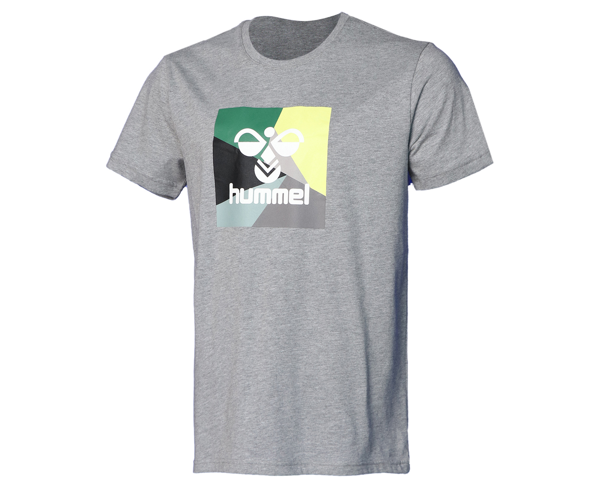 Hummel Hans T Shirt Erkek Günlük Tişört 911663-2007 Gri