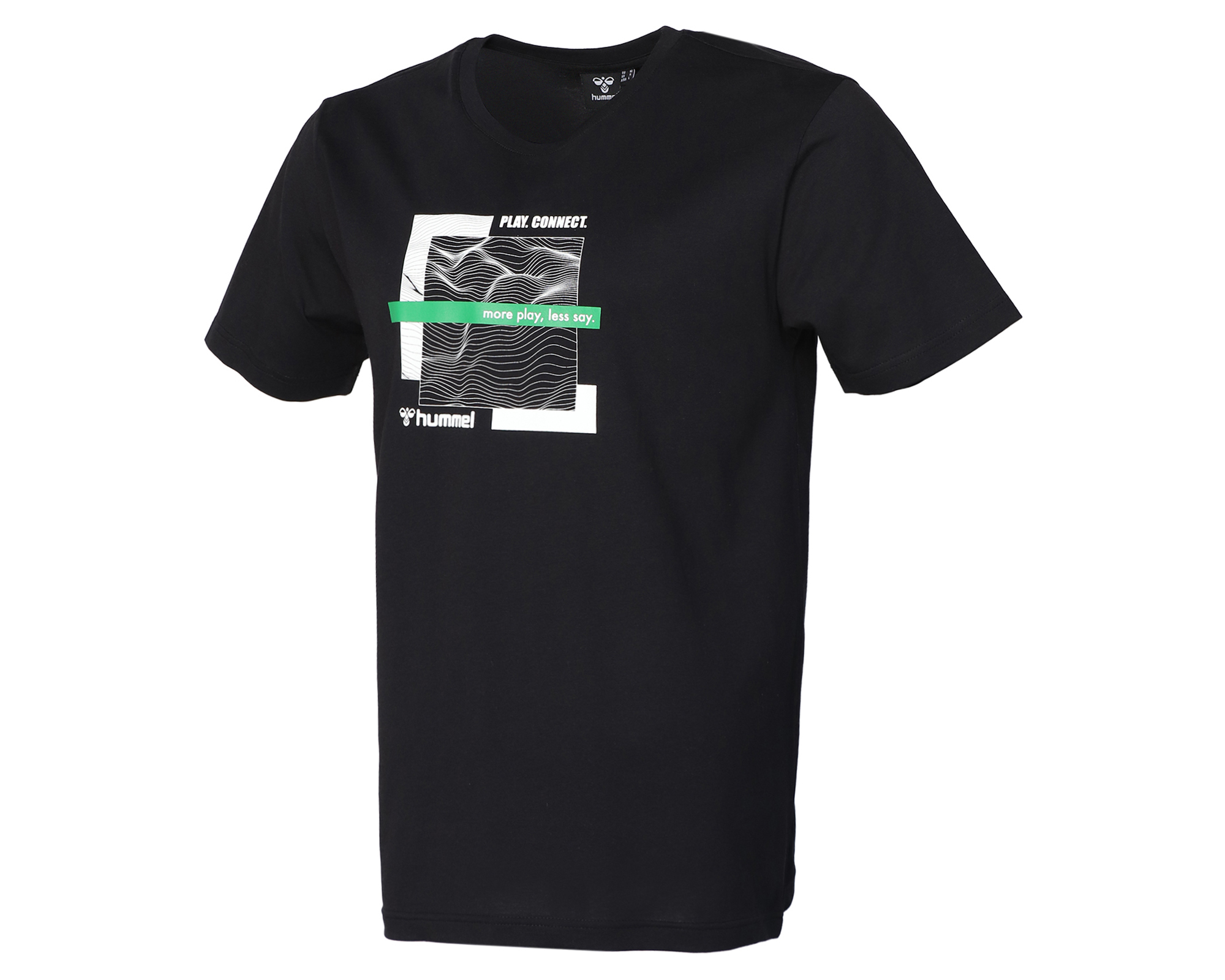 Hummel Neeko T Shirt Erkek Günlük Tişört 911672-2001 Siyah