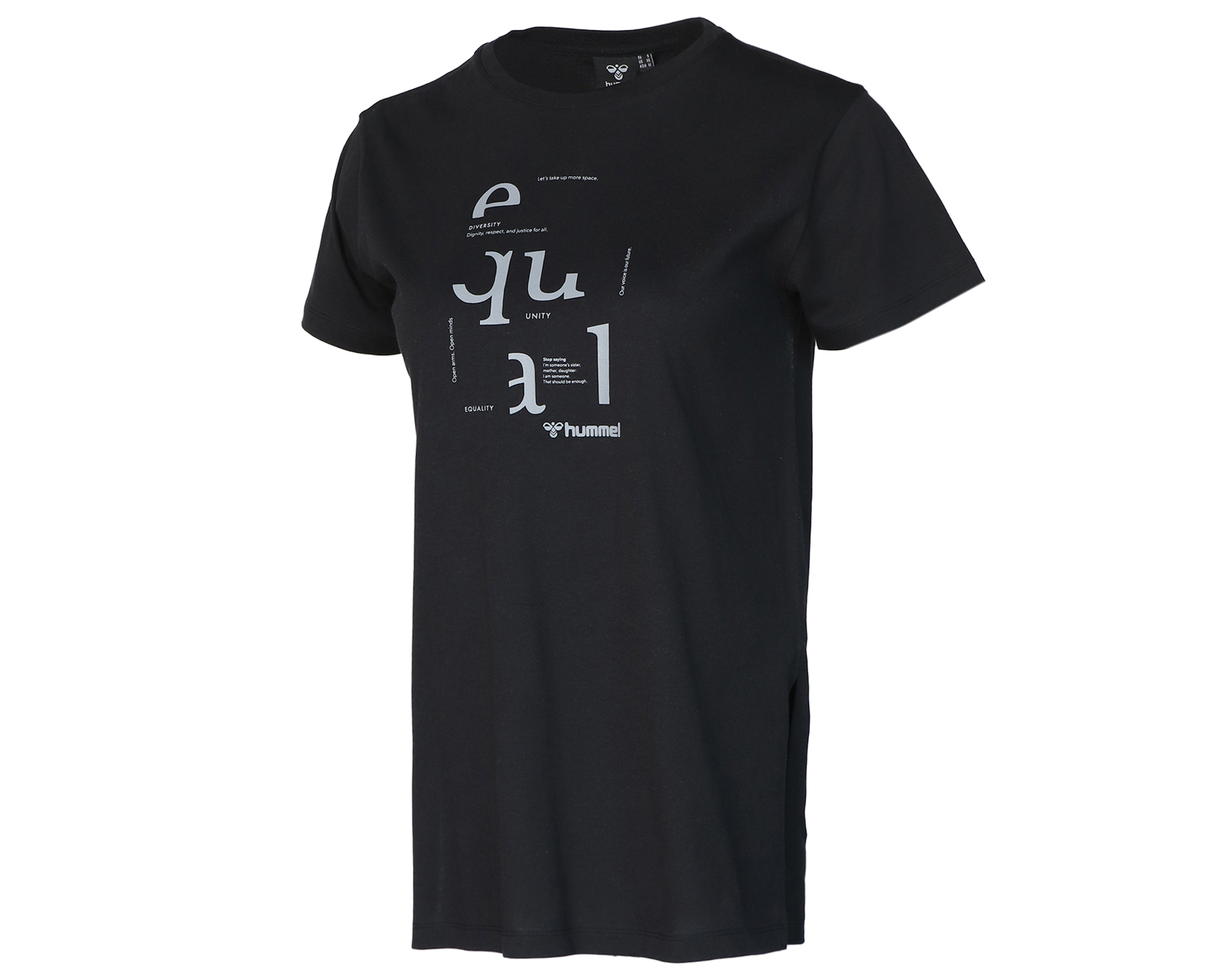 Hummel Nissi T Shirt Kadın Günlük Tişört 911674-2001 Siyah