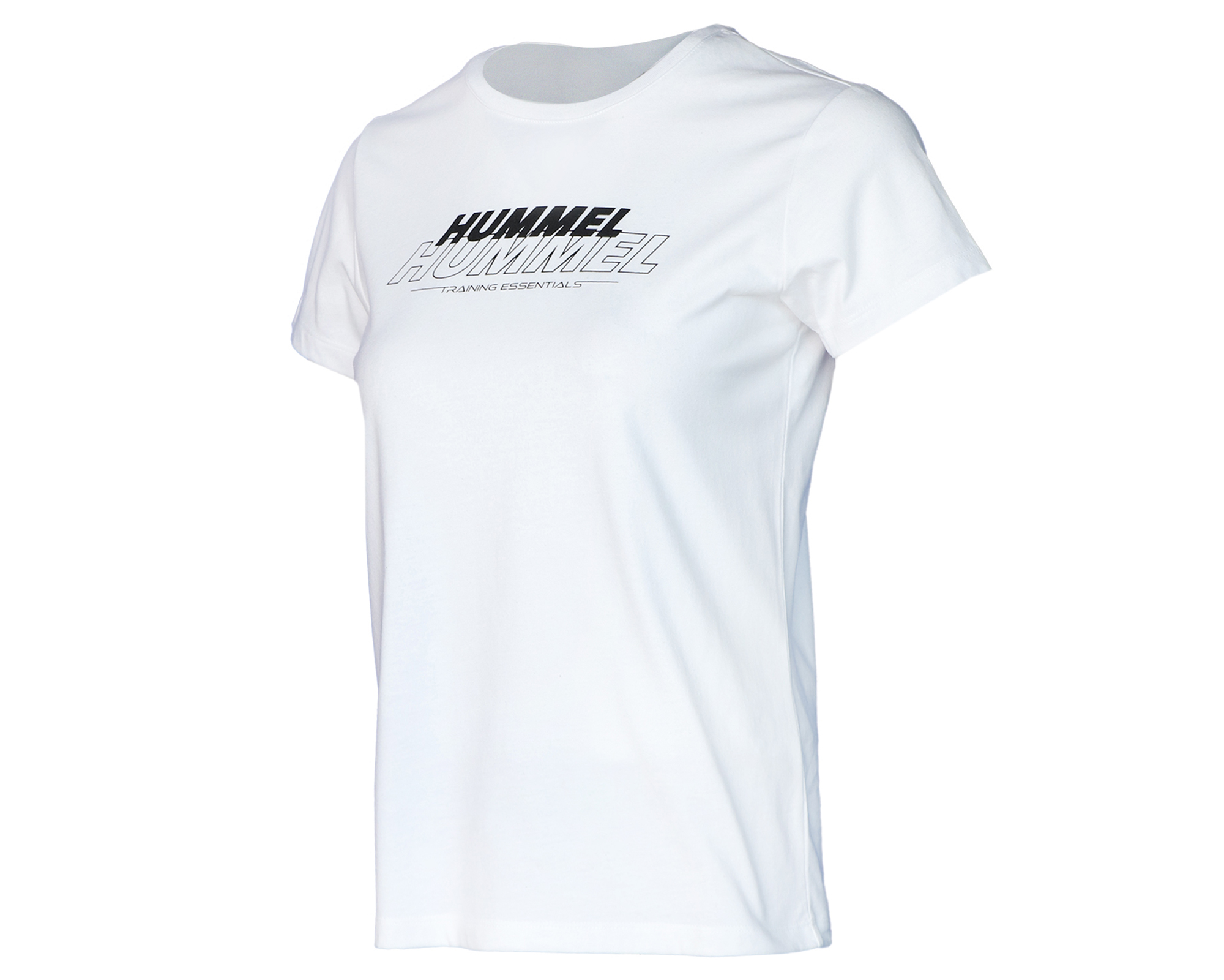 Hummel T Te Mina Cotton T Shirt Kadın Günlük Tişört 911706-9001 Beyaz