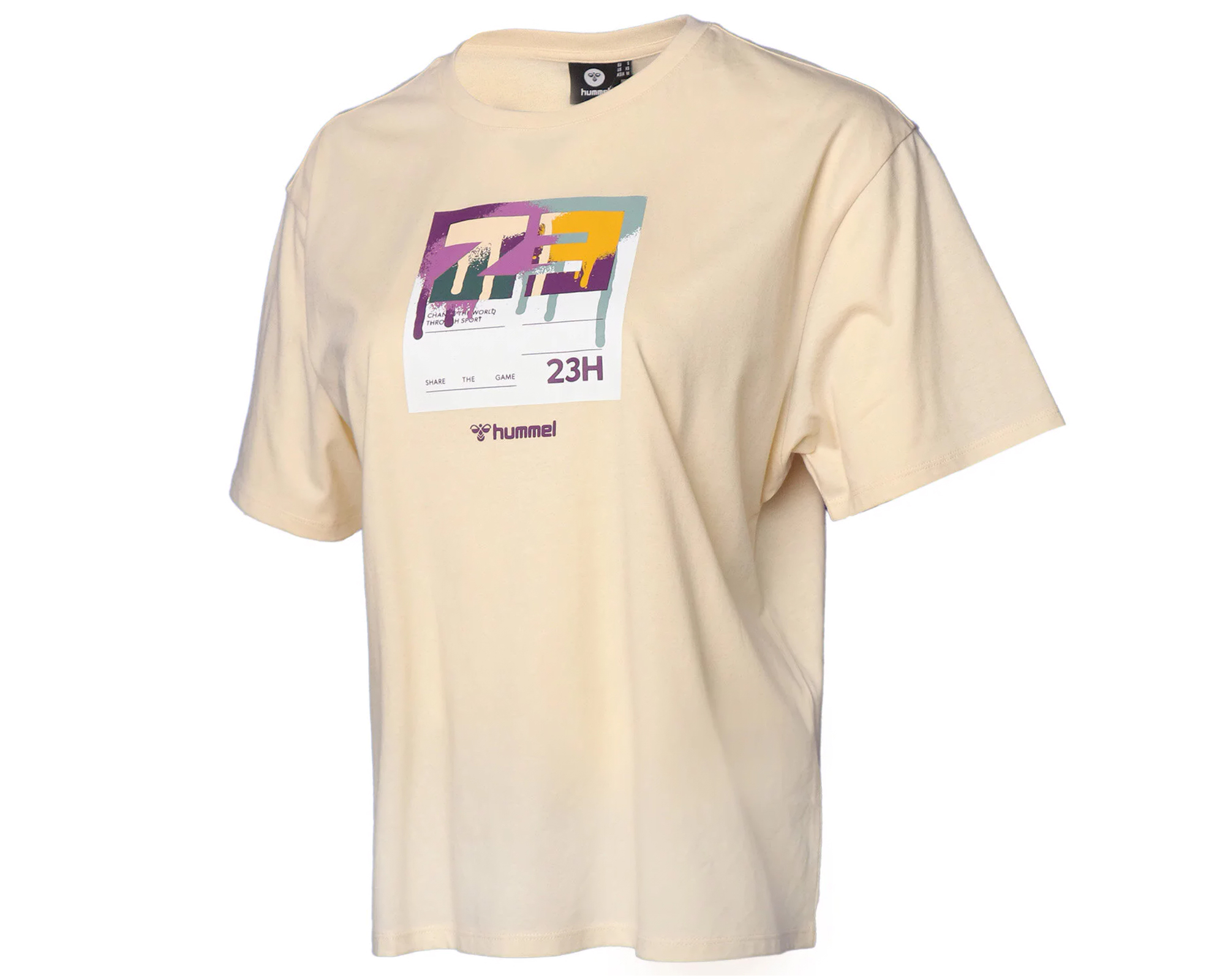 Hummel Hmlwisteria Tshirt Kadın Günlük Tişört 911766-1059 Krem