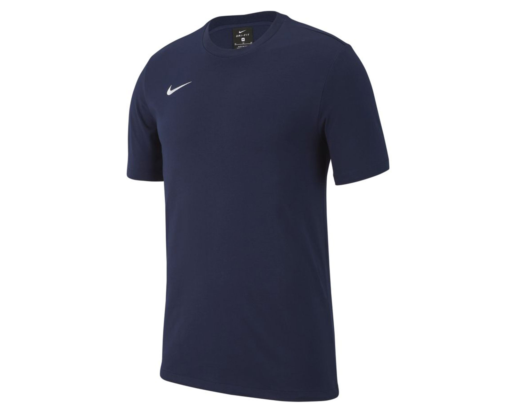 Nike M Tee Tm Club19 Ss Erkek Futbol Tişörtü AJ1504-451 Lacivert