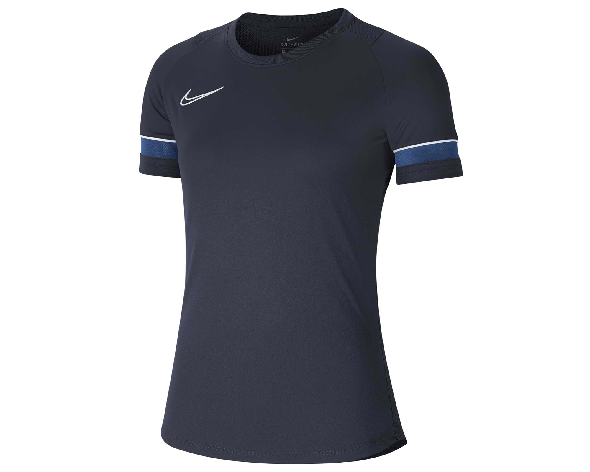 Nike Academy 21 Kadın Antrenman Üstü Kadın Futbol Antrenman Tişörtü CV2627-453 Lacivert