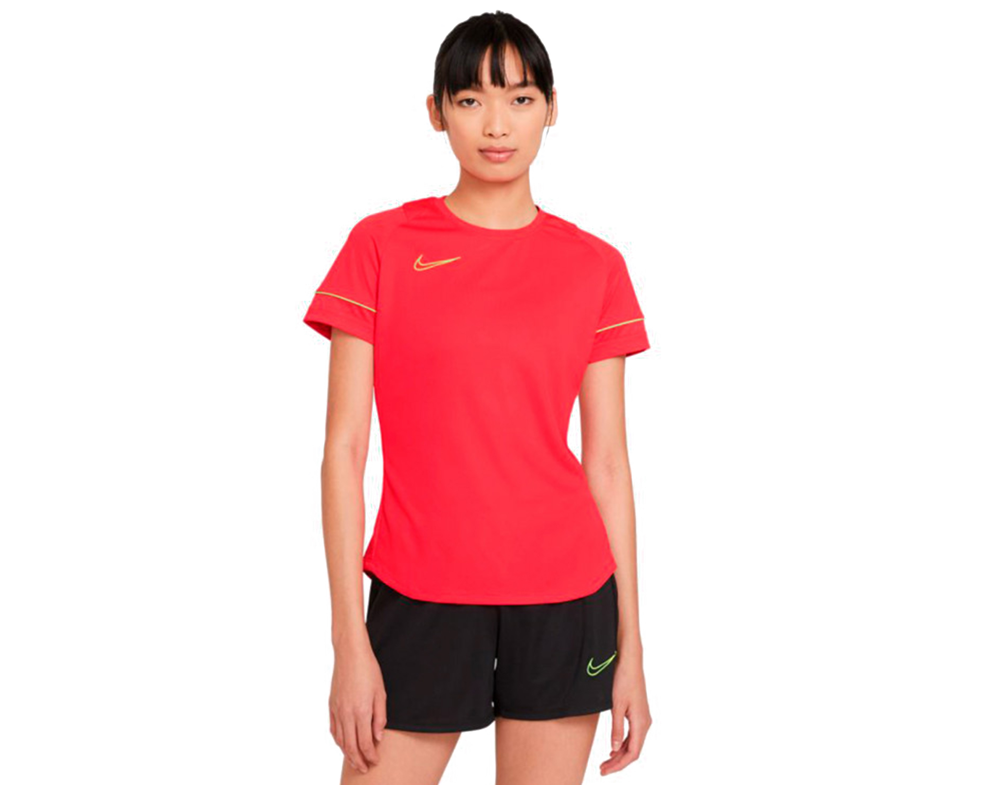 Nike Academy 21 Kadın Antrenman Üstü Kadın Antrenman Tişörtü CV2627-660 Kırmızı