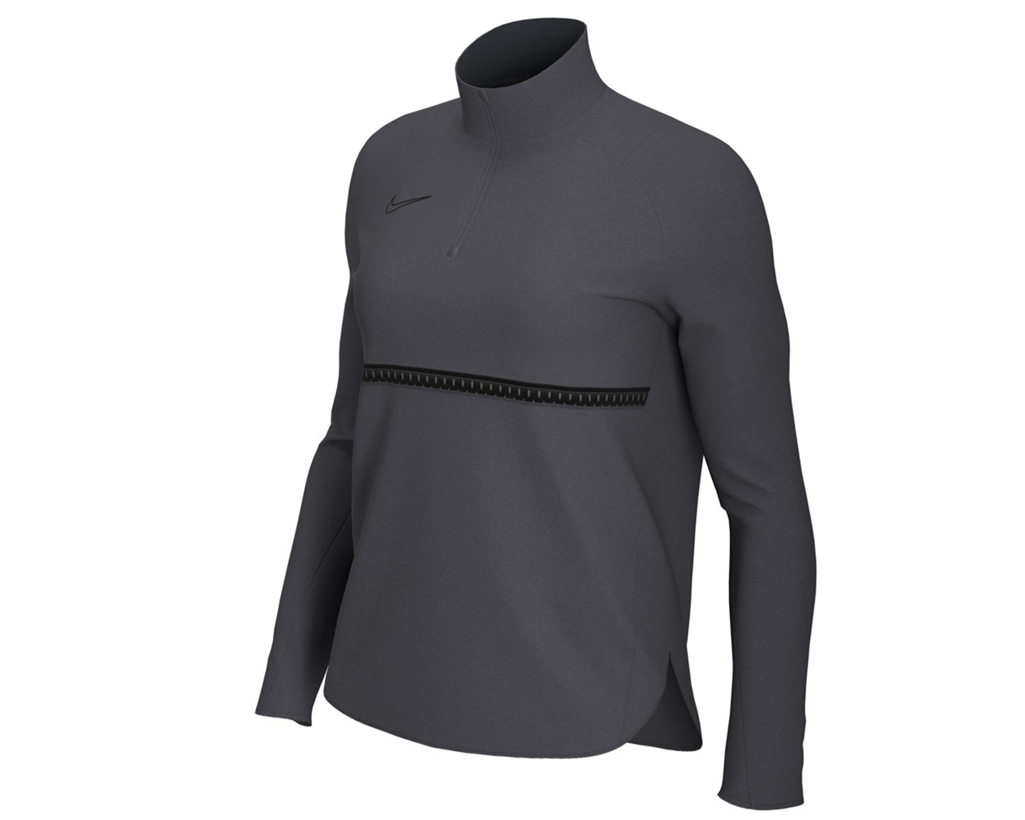 Nike W Nk Df Acd21 Dril Kadın Antrenman Uzun Kollu Tişört CV2653-060 Gri