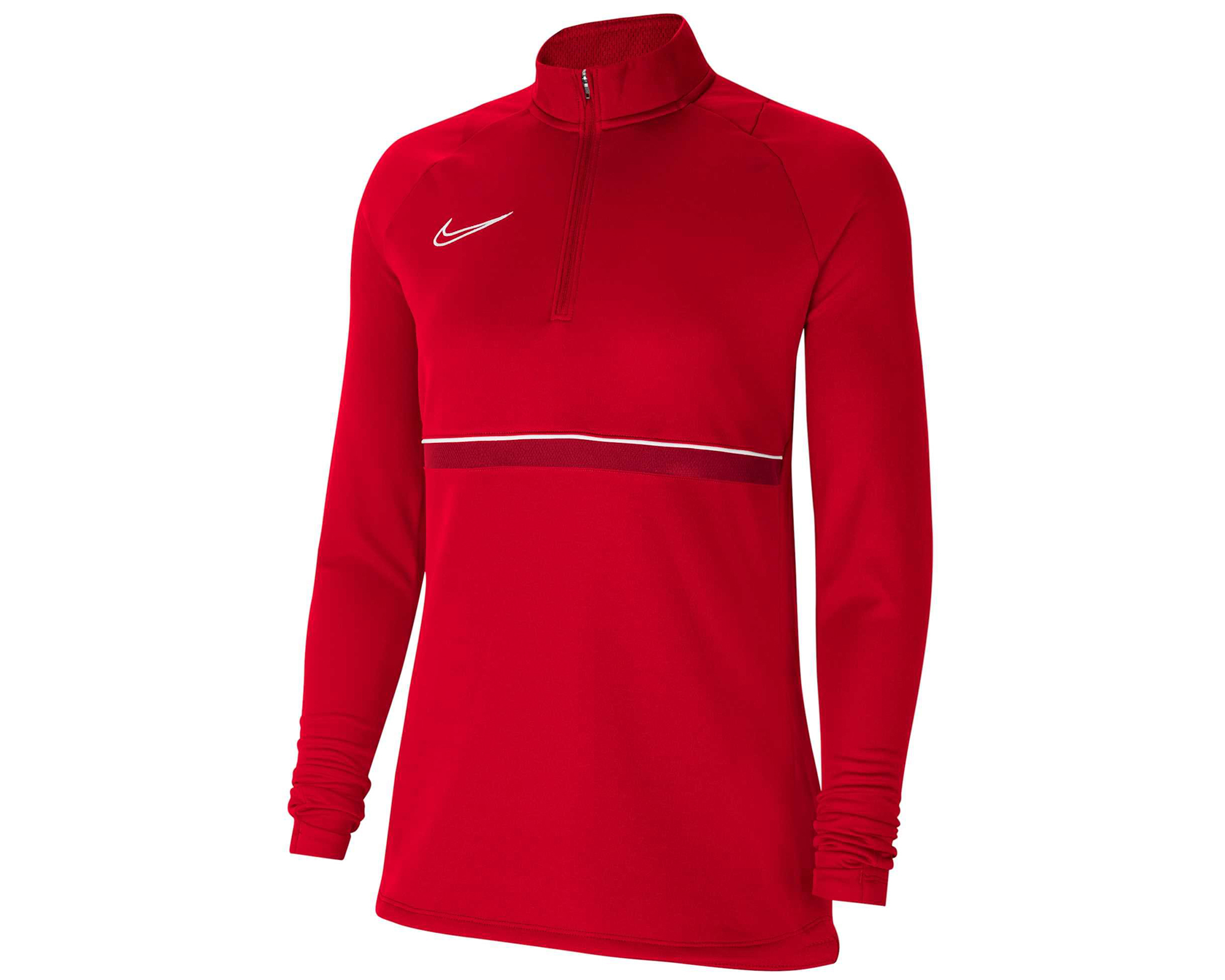 Nike Academy 21 Kadın Antrenman Üstü Kadın Antrenman Uzun Kollu Tişört CV2653-657 Kırmızı