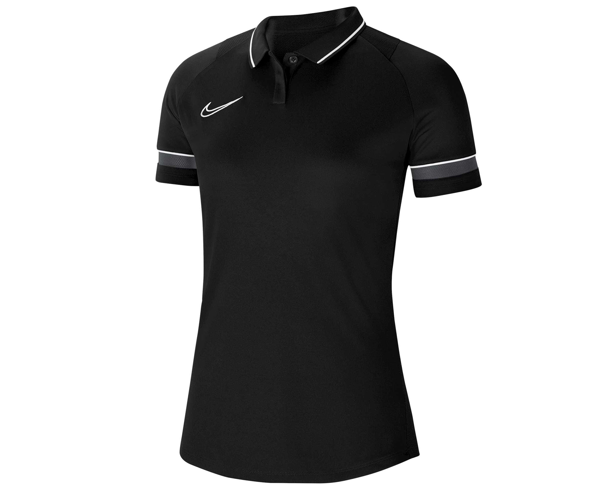 Nike Academy 21 Kadın Polo Üst Kadın Futbol Kamp Polo Tişörtü CV2673-014 Siyah