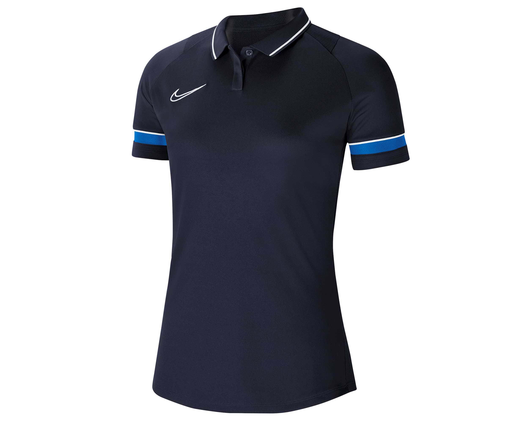 Nike Academy 21 Kadın Polo Üst Kadın Futbol Kamp Polo Tişörtü CV2673-453 Lacivert