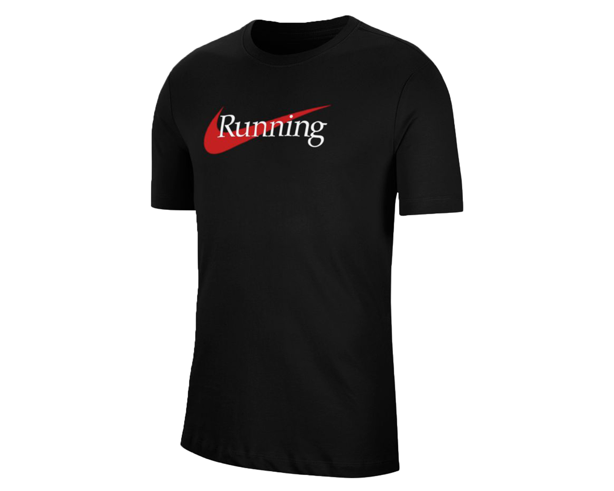 Nike U Nk Df Tee Hbr Erkek Koşu Tişörtü CW0945-010 Siyah