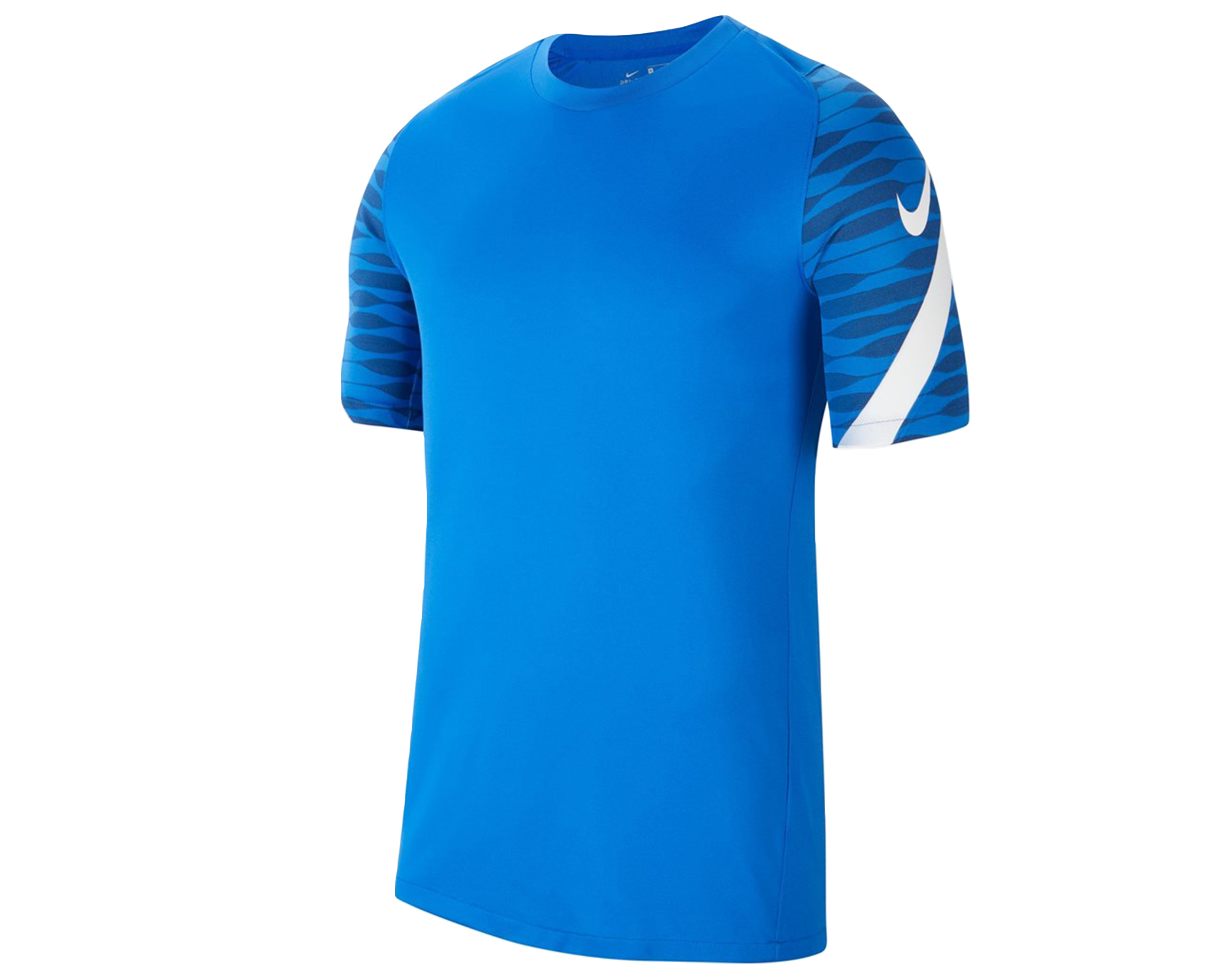 Nike M Nk Df Strke21 Top Ss Erkek Futbol Antrenman Tişörtü CW5843-463 Mavi