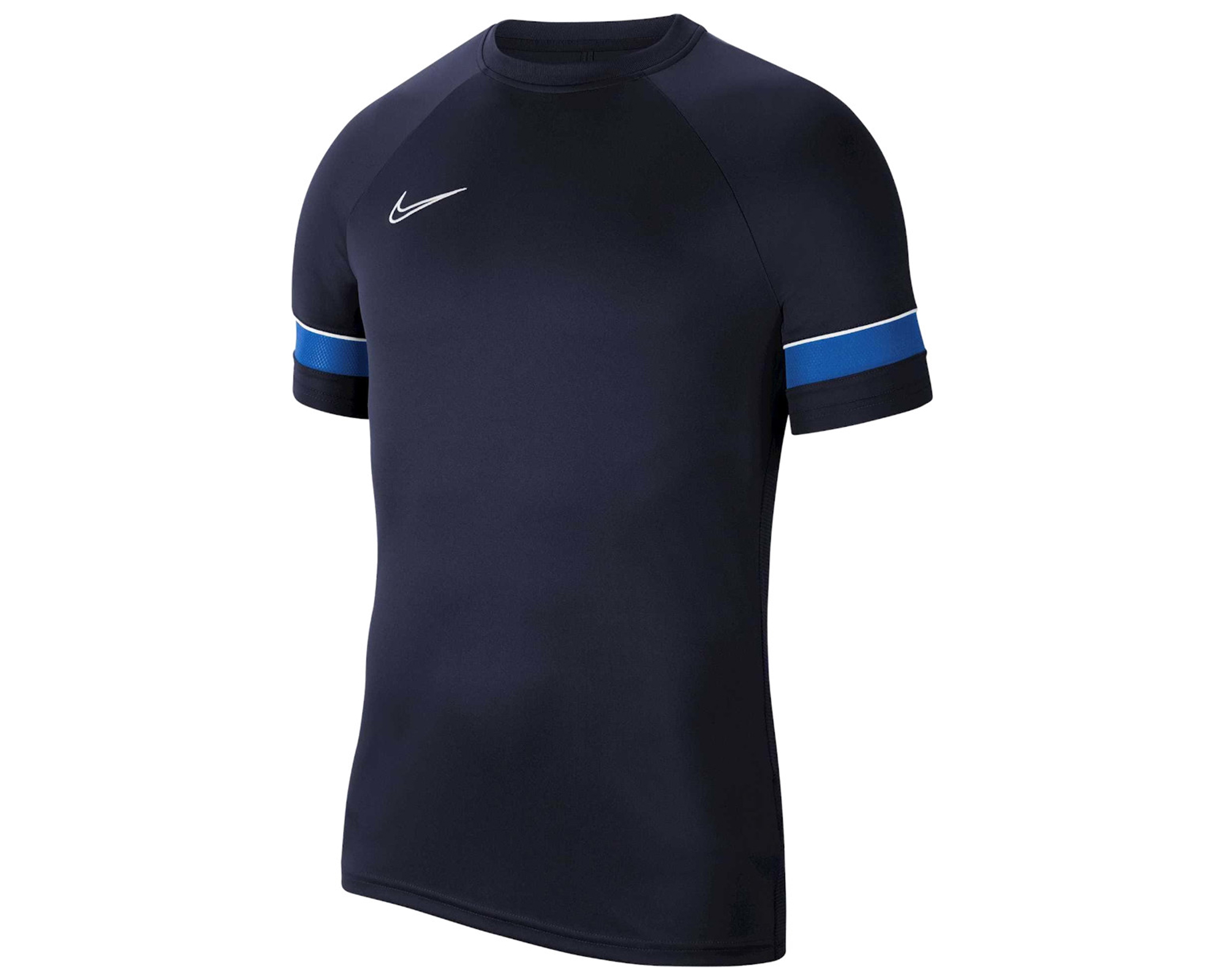 Nike M Nk Df Acd21 Ss Erkek Futbol Antrenman Tişörtü CW6101-453 Mavi