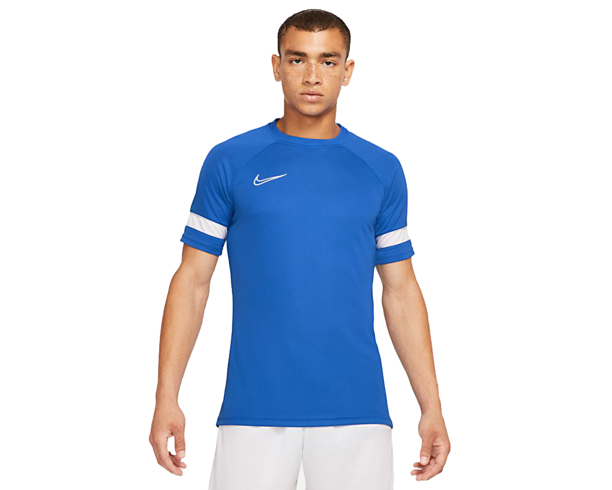 Nike M Nk Df Acd21 Ss Erkek Futbol Antrenman Tişörtü CW6101-480 Renkli