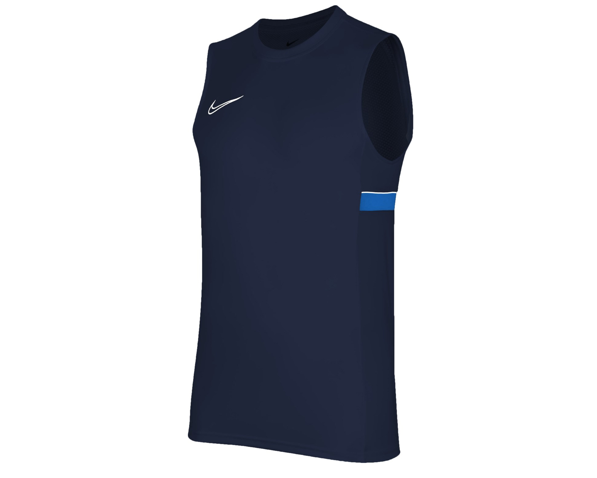 Nike M Nk Df Acd21 Top Sl Erkek Futbol Antrenman Tişörtü DB4358-453 Mavi