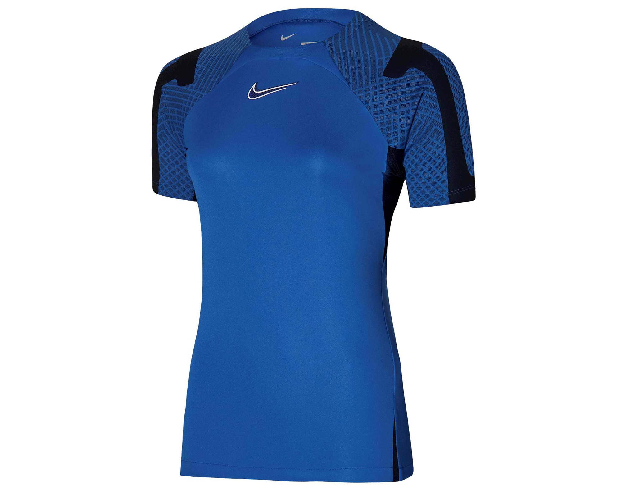 Nike Strike 22 Kadın Üstü S/S Kadın Futbol Antrenman Tişörtü DH8840-463 Mavi