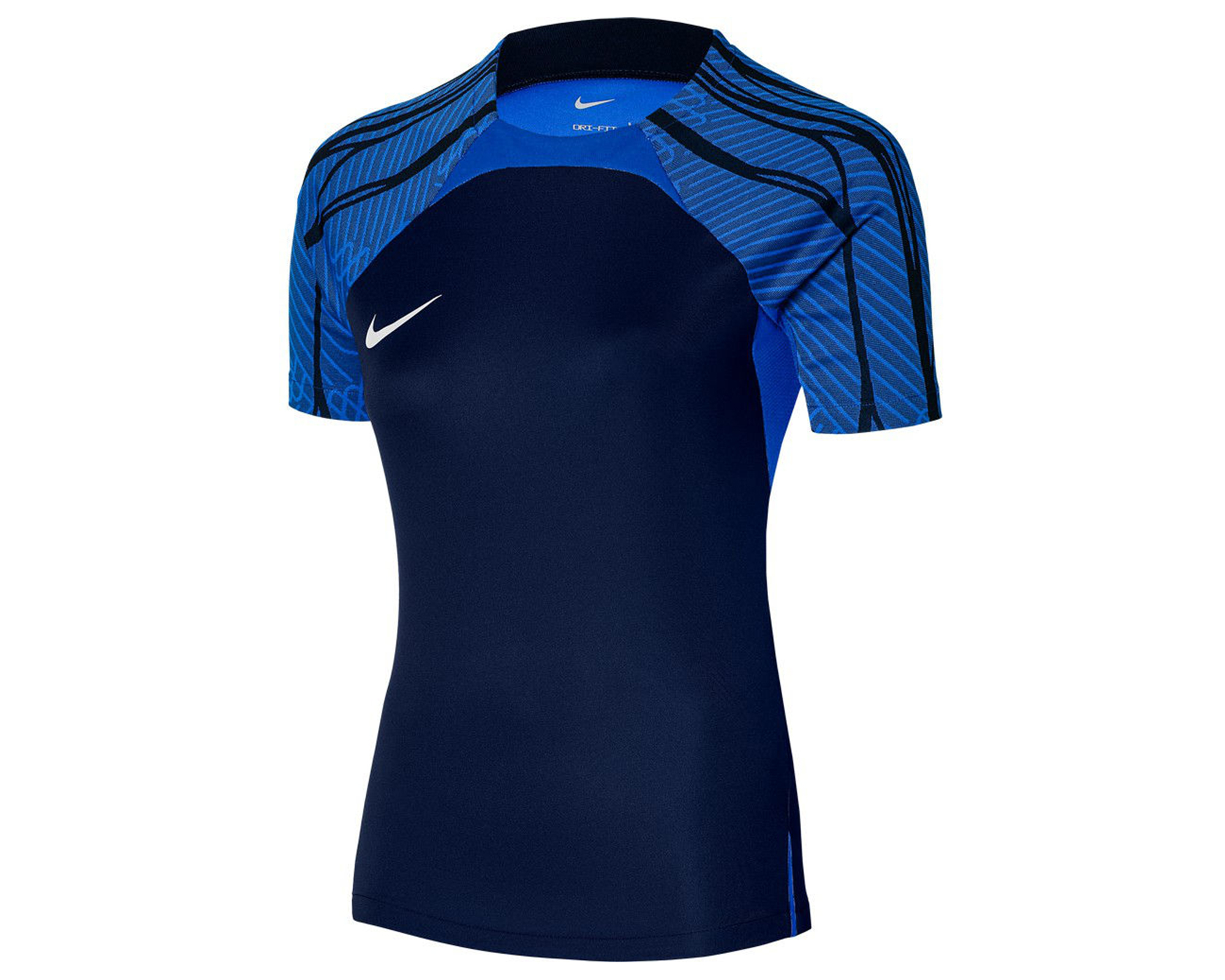 Nike W Nk Df Strk23 Ss Kadın Futbol Antrenman Tişörtü DR2278-451 Renkli