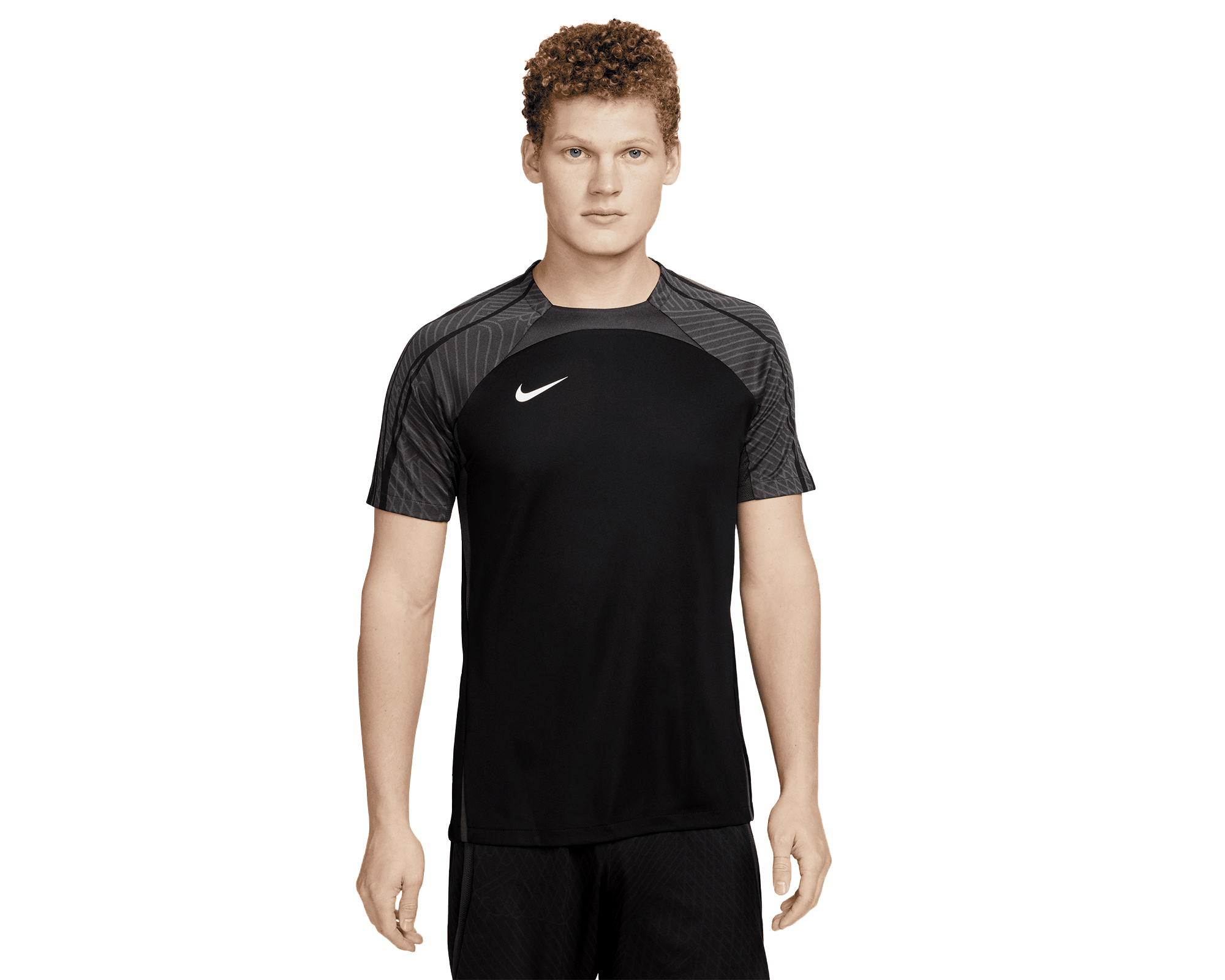 Nike M Nk Df Strk Ss Erkek Futbol Antrenman Tişörtü DV9237-010 Renkli