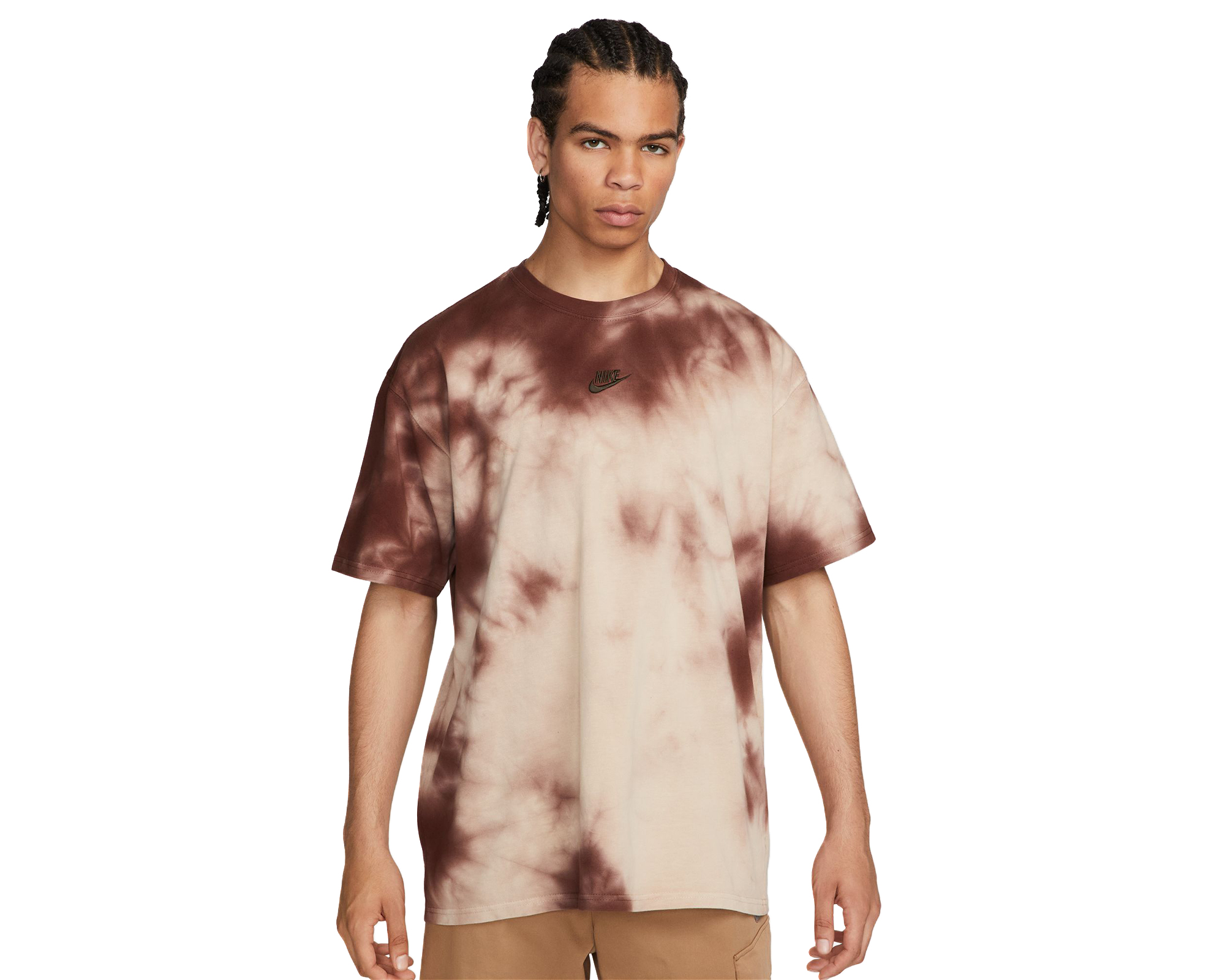 Nike Sportswear Premium Essentials Erkek Günlük Tişört FJ9361-113 Kahverengi