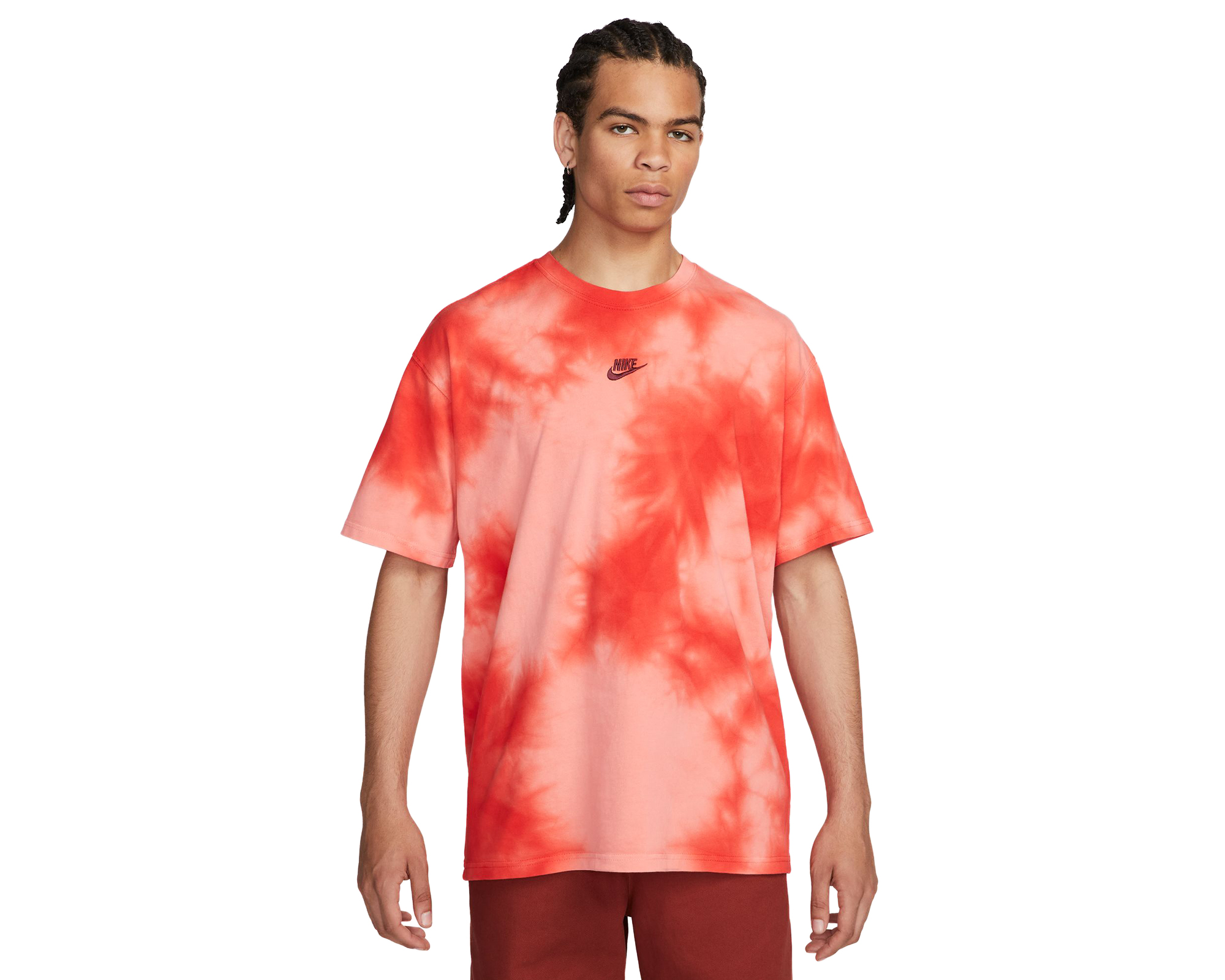 Nike Sportswear Premium Essentials Erkek Günlük Tişört FJ9361-838 Turuncu