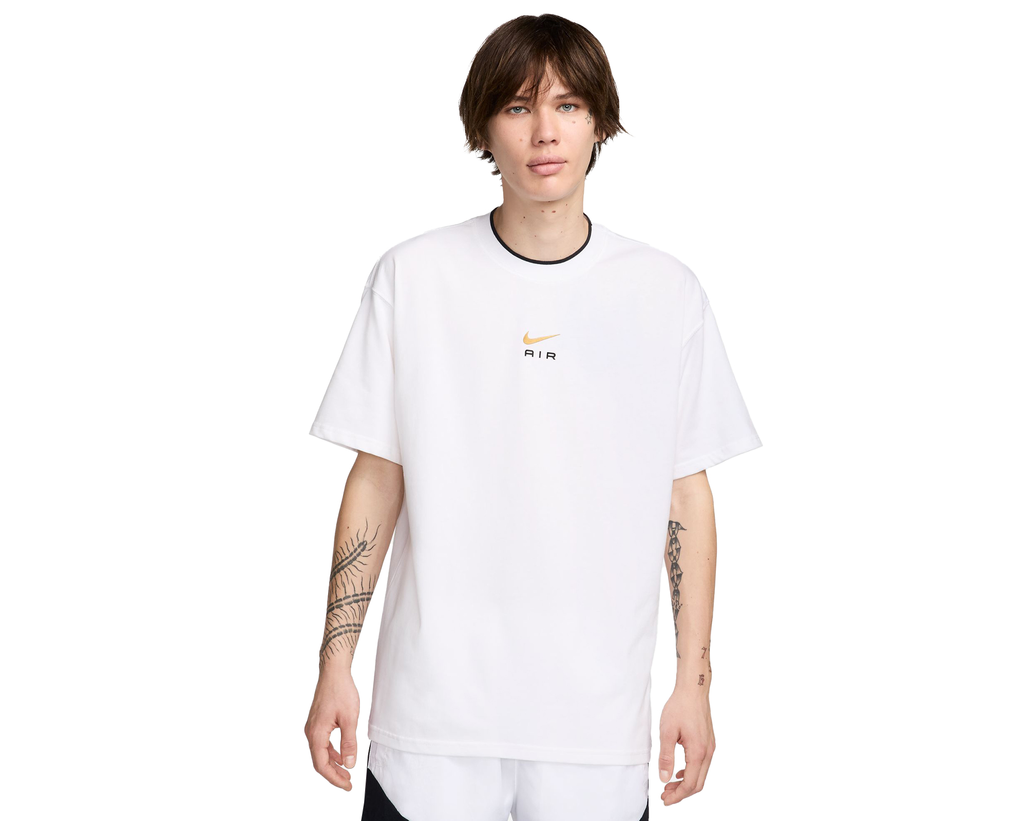 Nike M Nsw Sw Air L Fit Tee Erkek Günlük Tişört FN7723-101 Beyaz