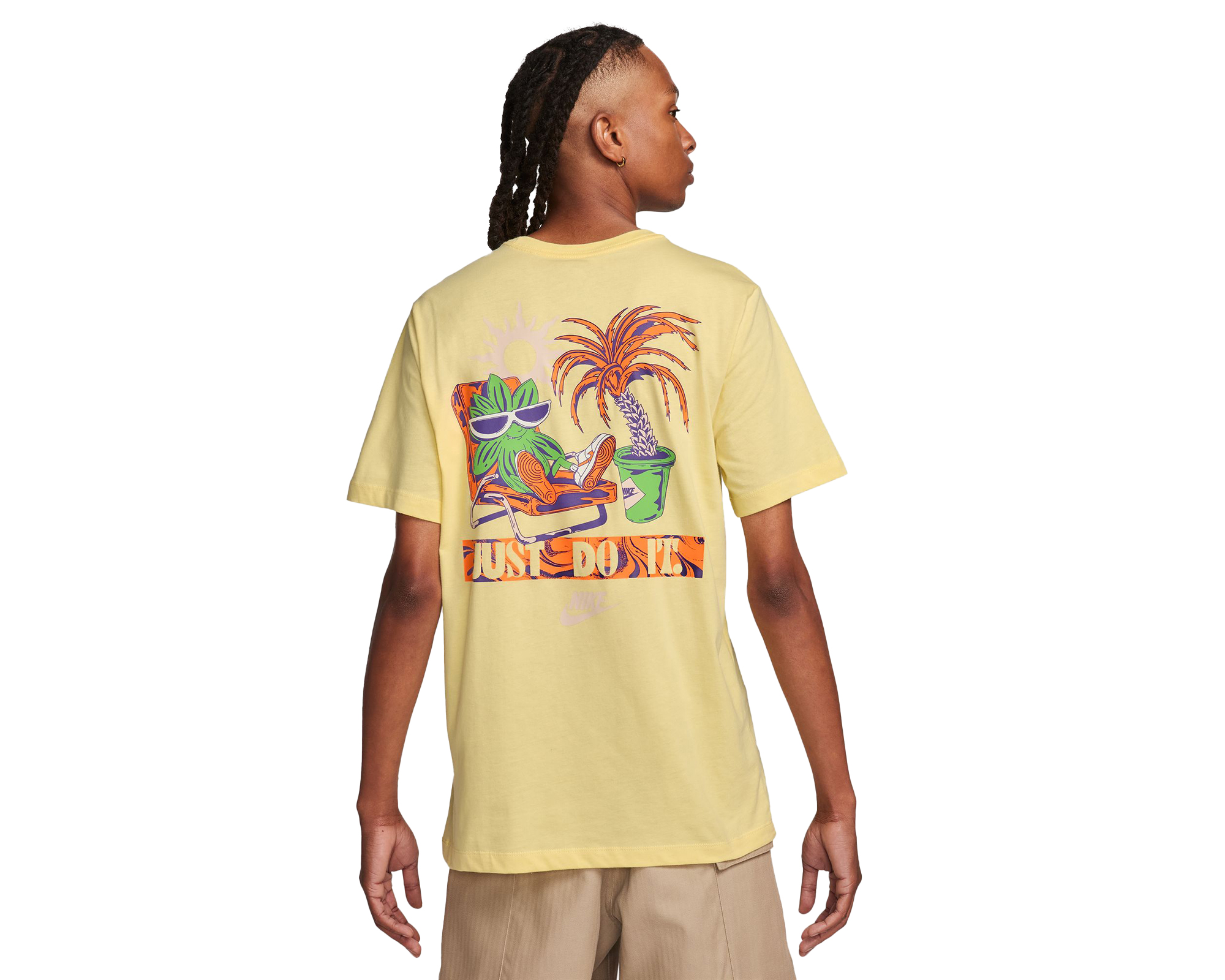Nike U Nsw Tee Spring Break Sun Erkek Günlük Tişört FQ3748-722 Sarı