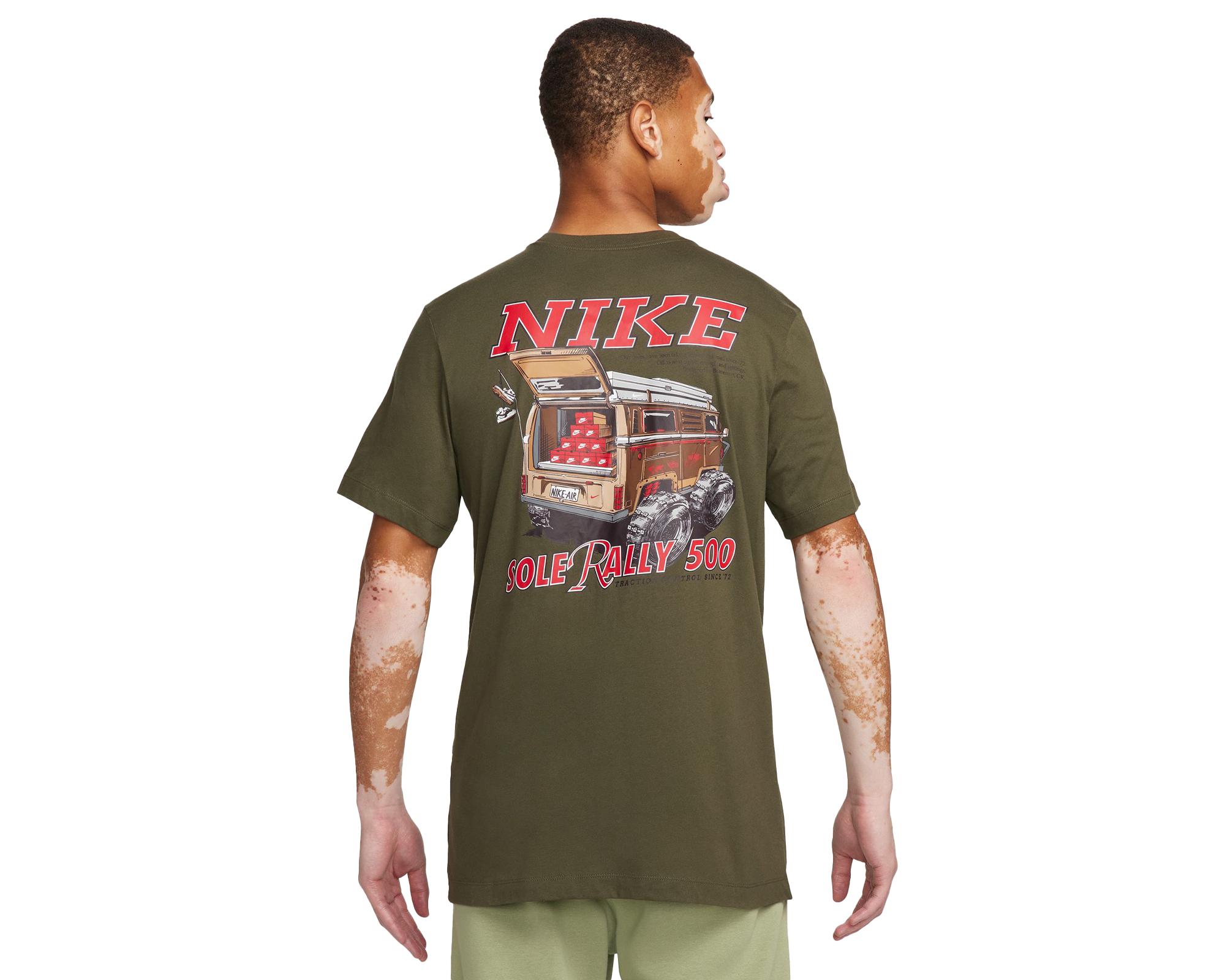 Nike U Nsw Tee Sole Rally Lbr Erkek Günlük Tişört FQ3764-325 Haki