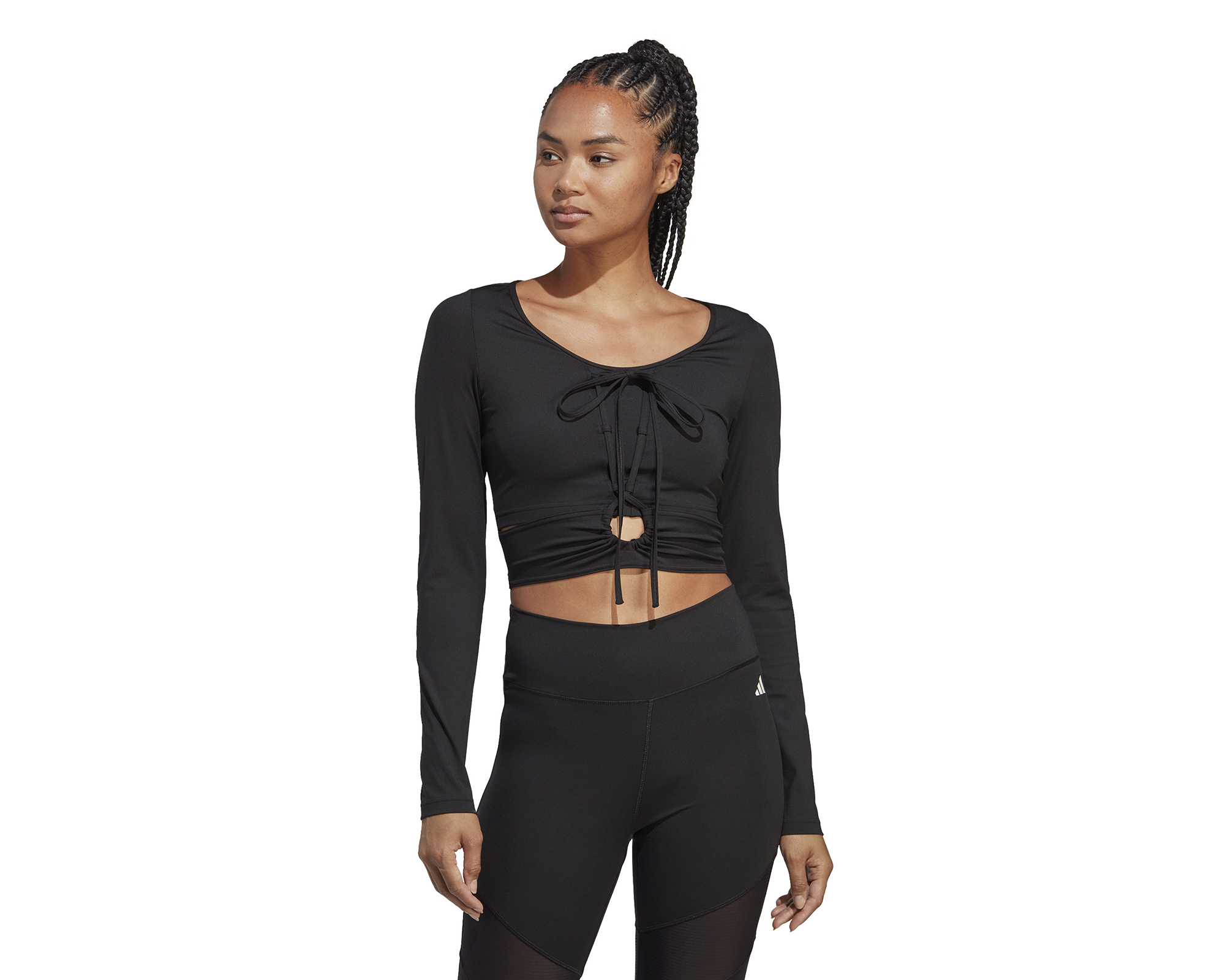 adidas Dance Ls Kadın Antrenman Tişörtü HS2326 Siyah