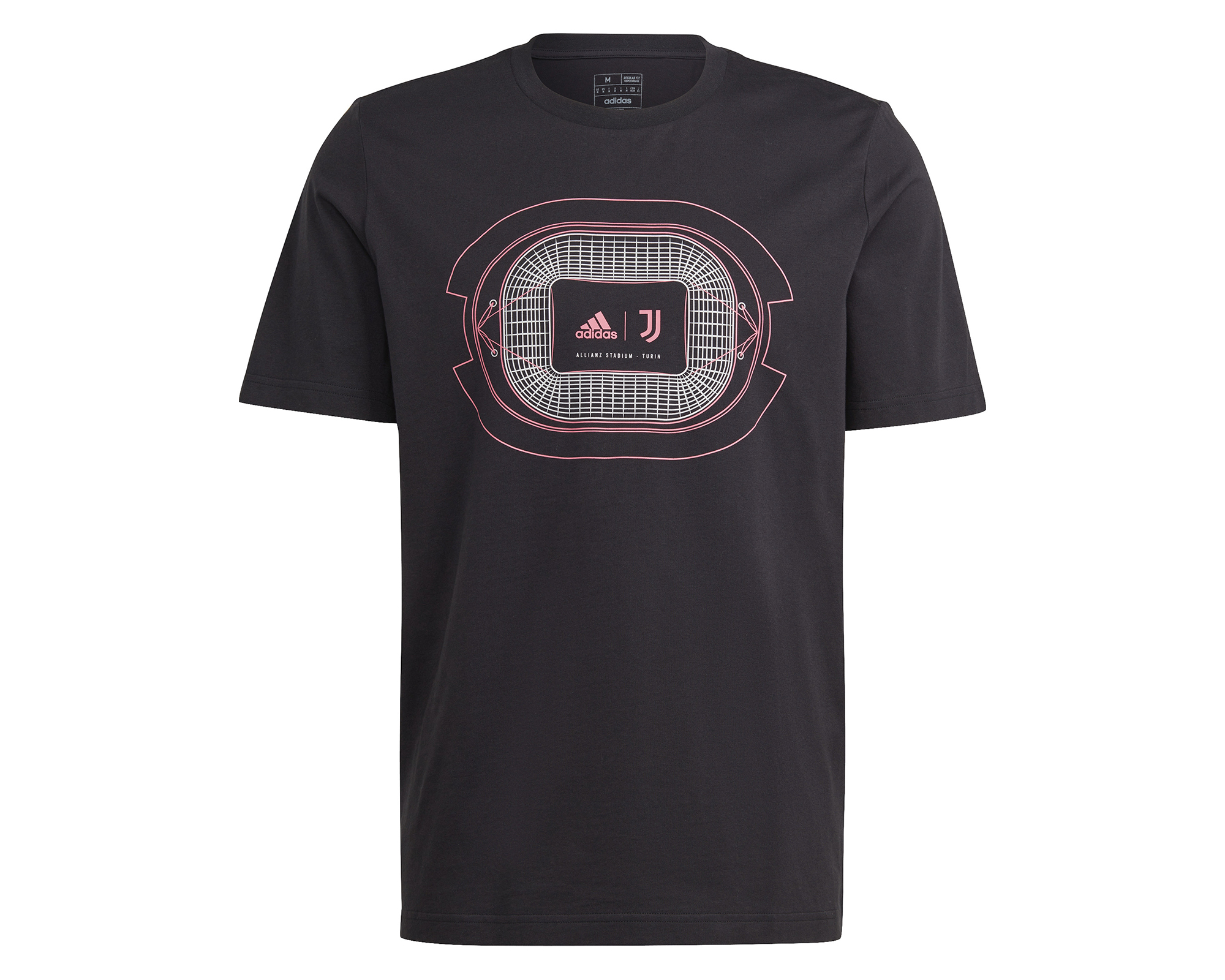 adidas Juve Gr Tee Erkek Futbol Tişörtü HS9801 Siyah