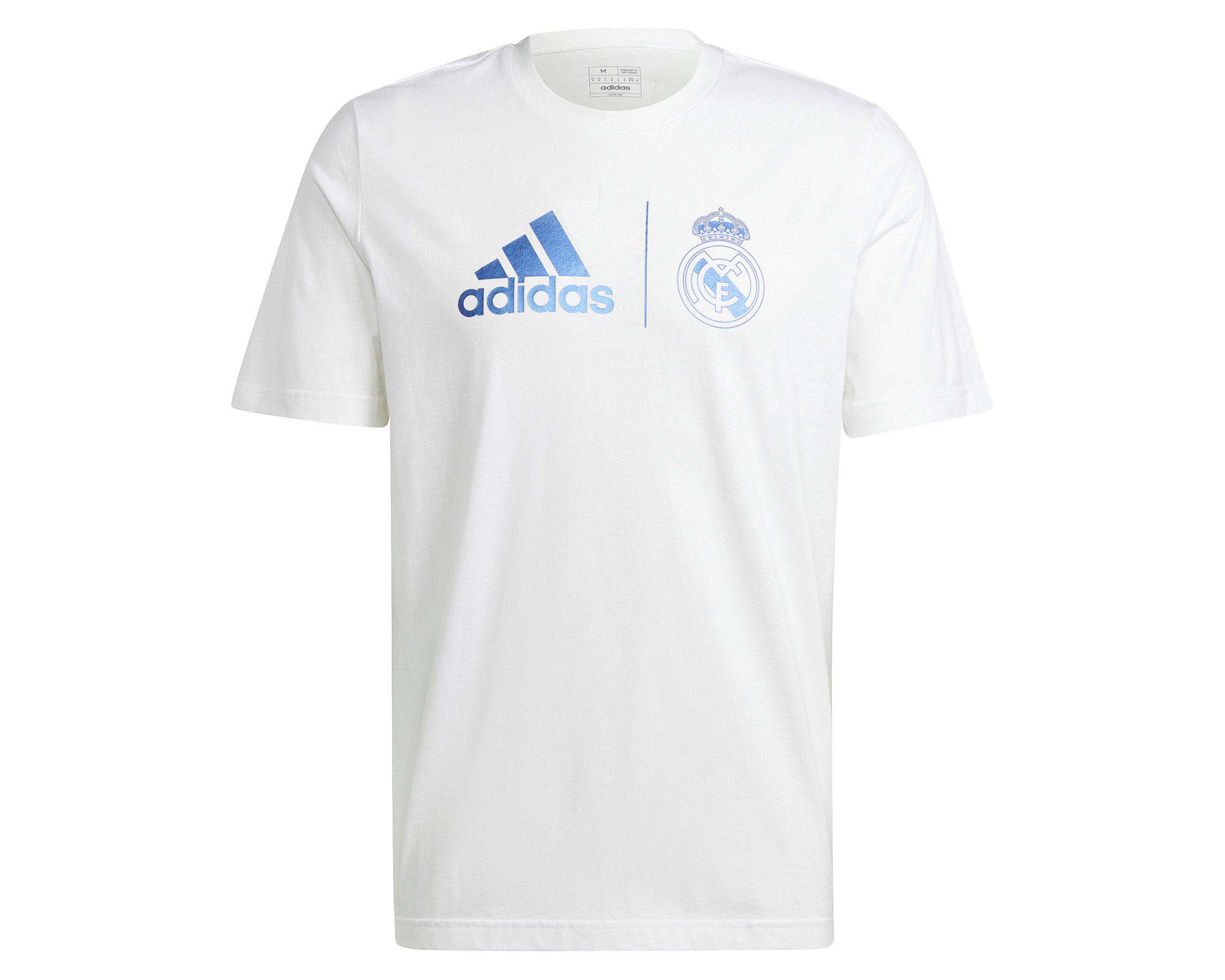 adidas Real Madrid Gr Tee Erkek Futbol Tişörtü HT6463 Beyaz