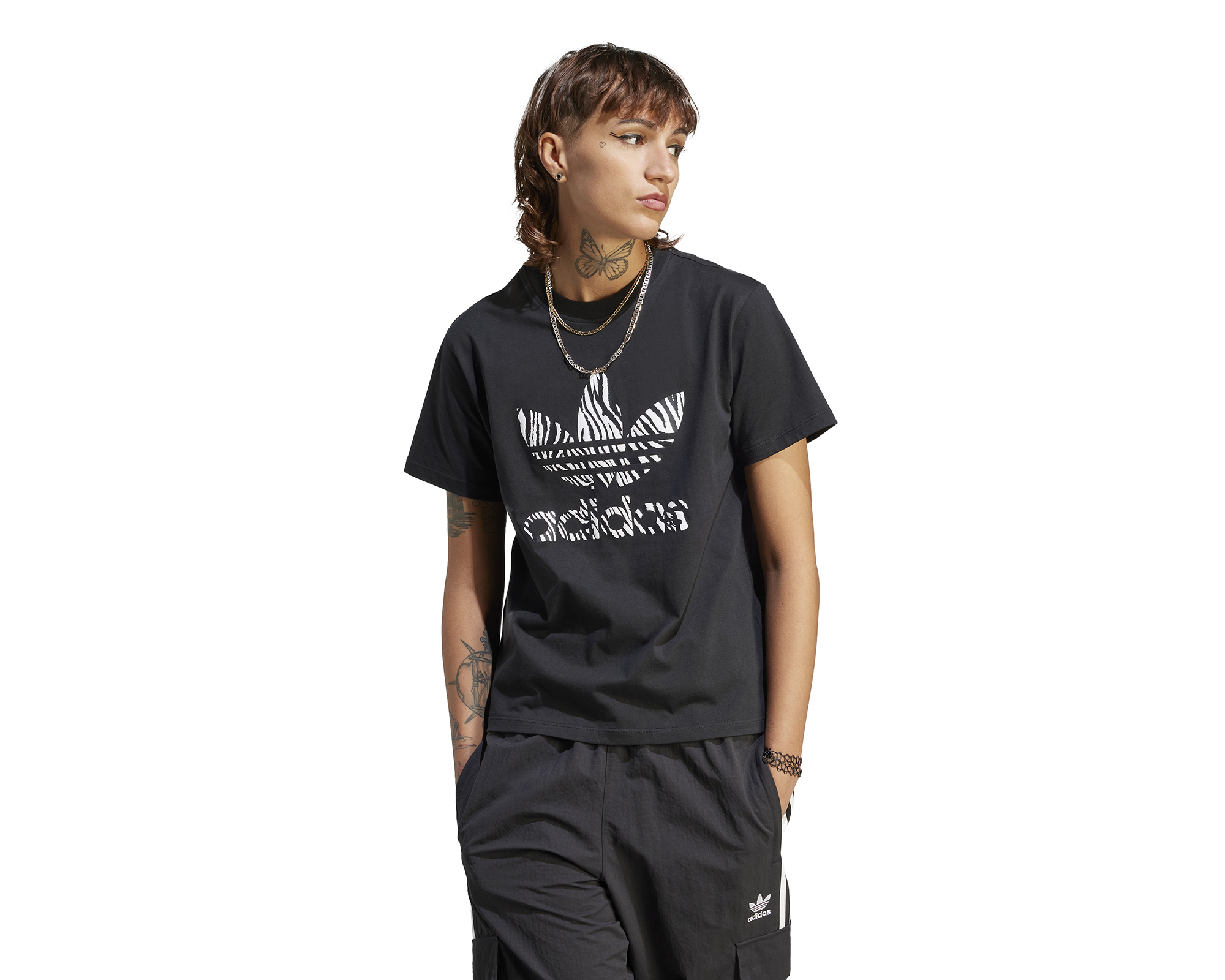 adidas Animal Tee A Kadın Günlük Tişört II0911 Siyah