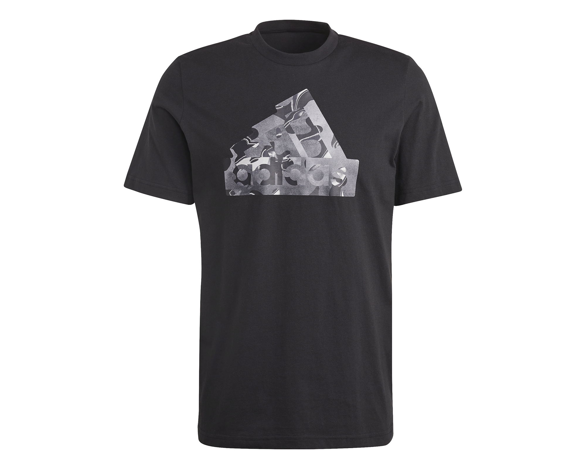 adidas M Fi Camo T Erkek Günlük Tişört II3459 Siyah