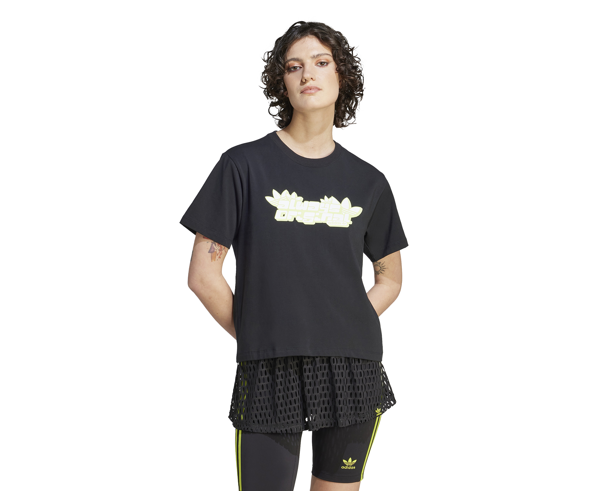 adidas Regular Tee Kadın Günlük Tişört IK0496 Siyah