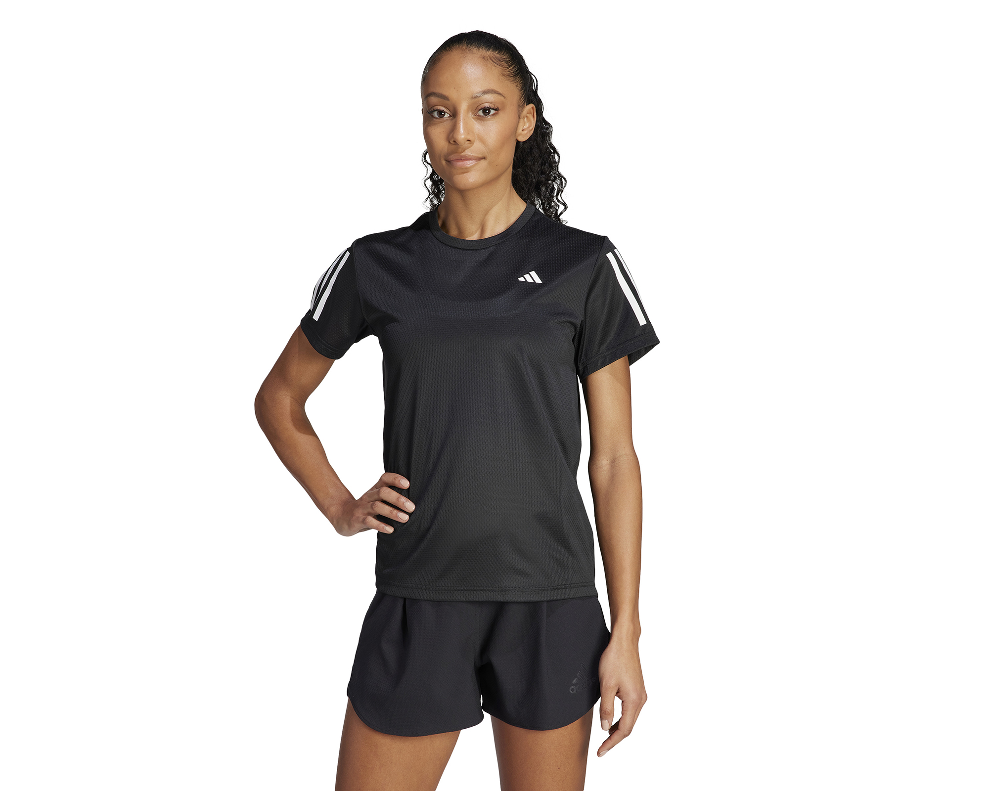 adidas Otr Tee Lc Kadın Koşu Tişörtü IK8376 Siyah