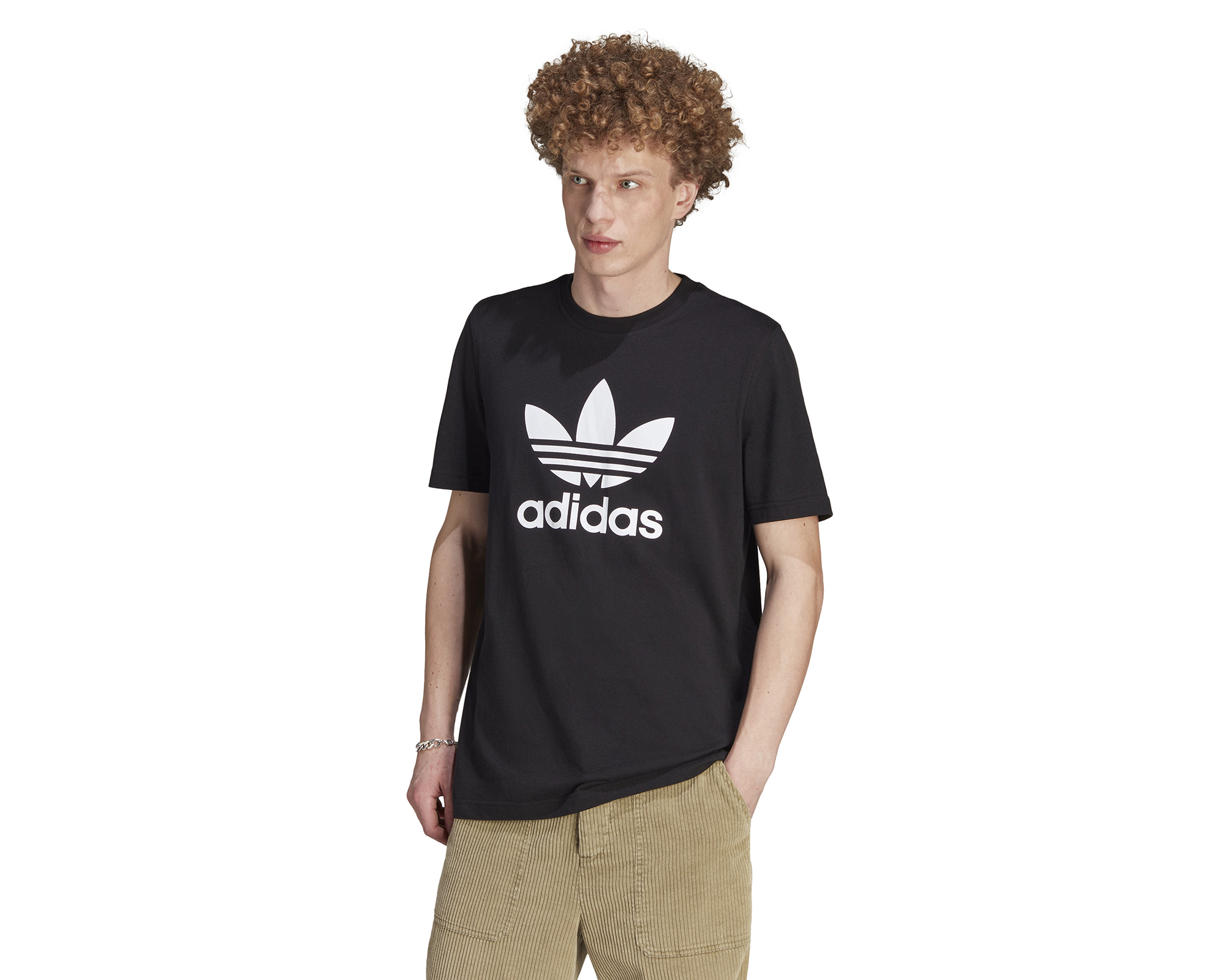 adidas Trefoil T-Shirt Erkek Günlük Tişört IM4410 Siyah
