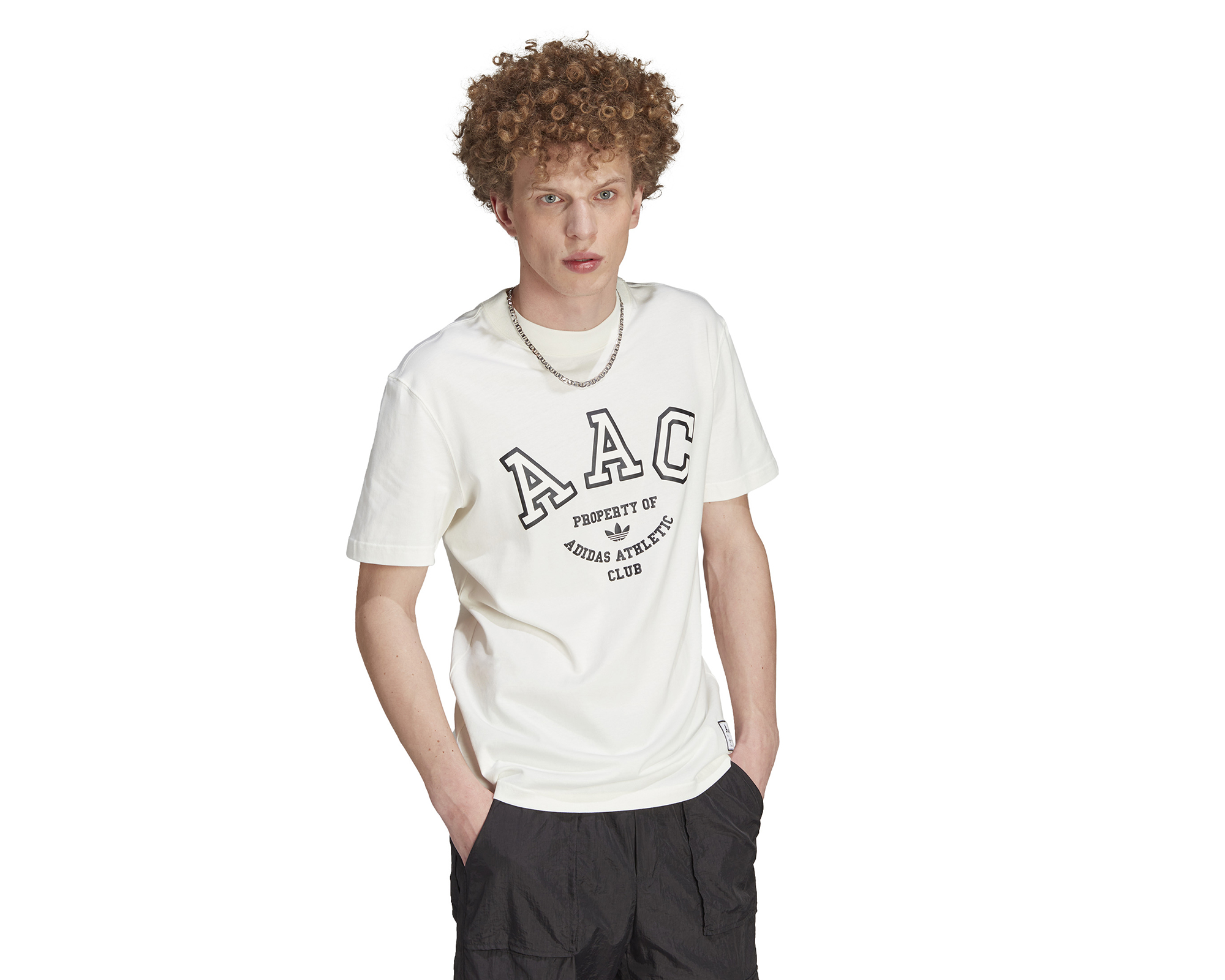 adidas Hack Aac Tee Erkek Günlük Tişört IM4571 Beyaz