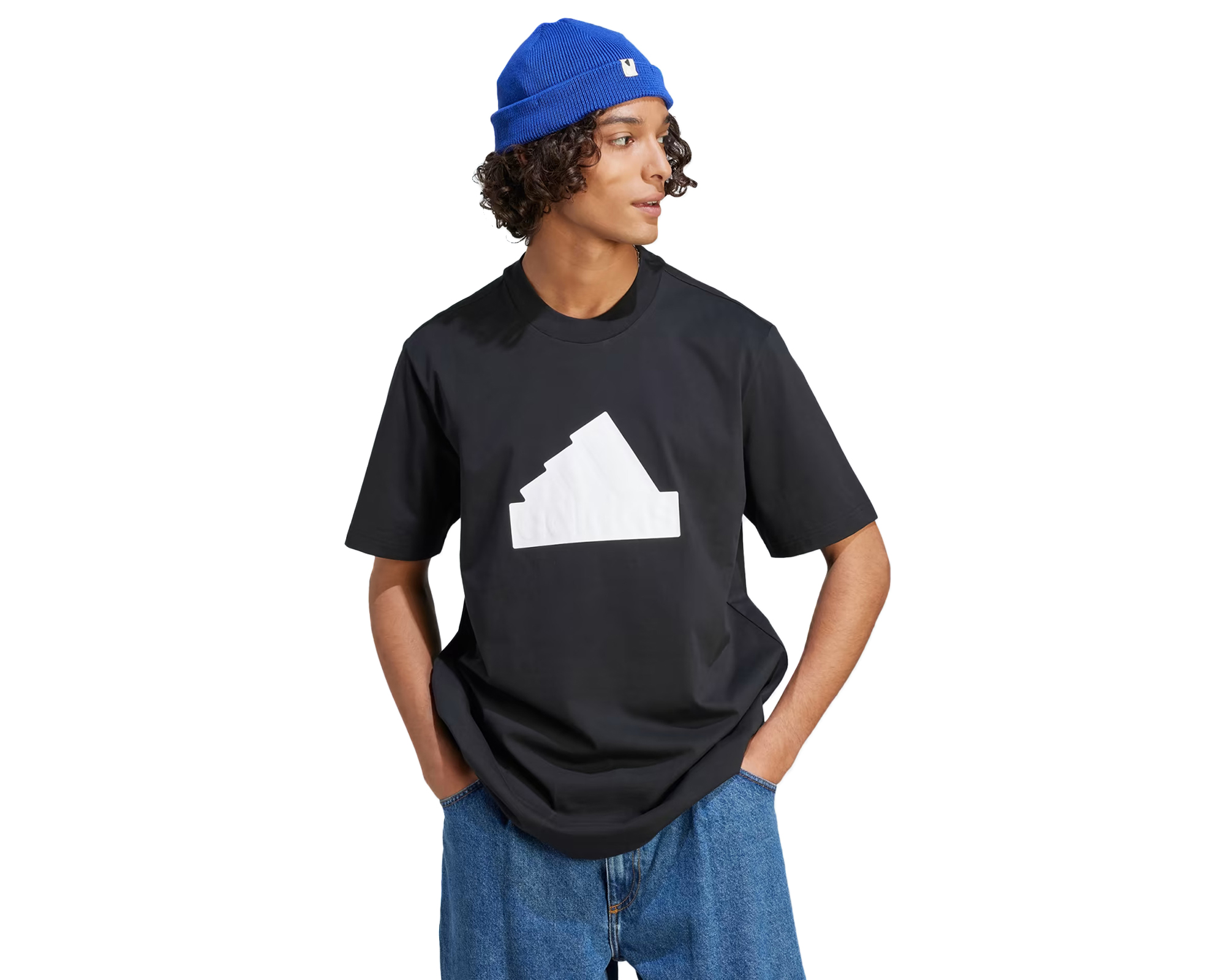 adidas M Fi Bos T Erkek Günlük Tişört IN1622 Siyah