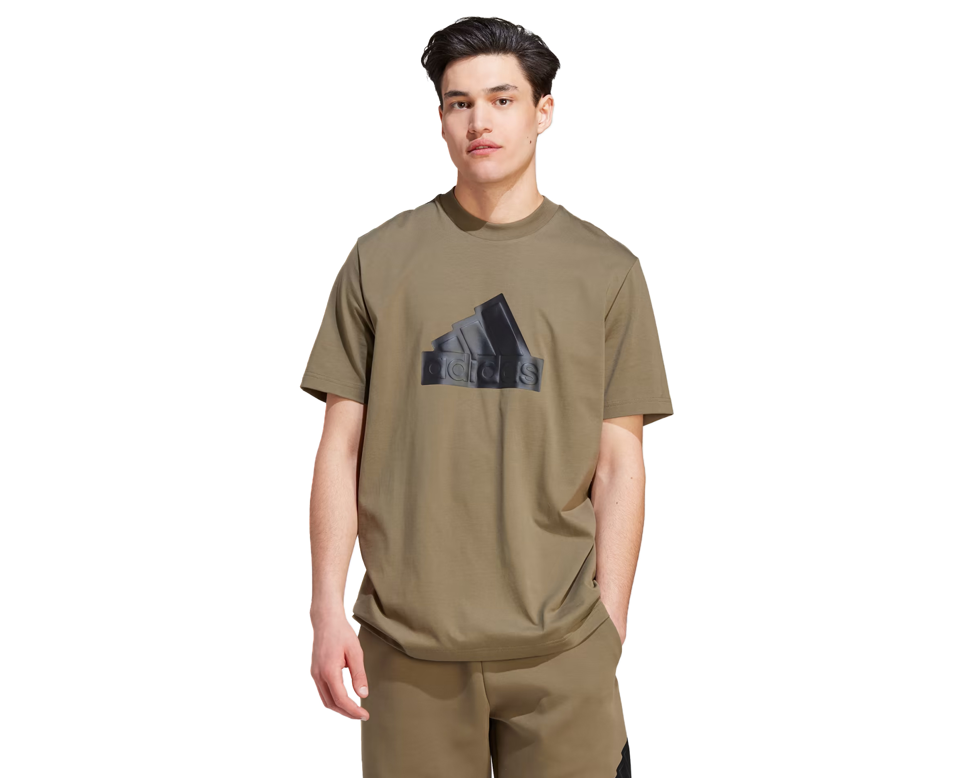 adidas M Fi Bos T Erkek Günlük Tişört IN1625 Haki