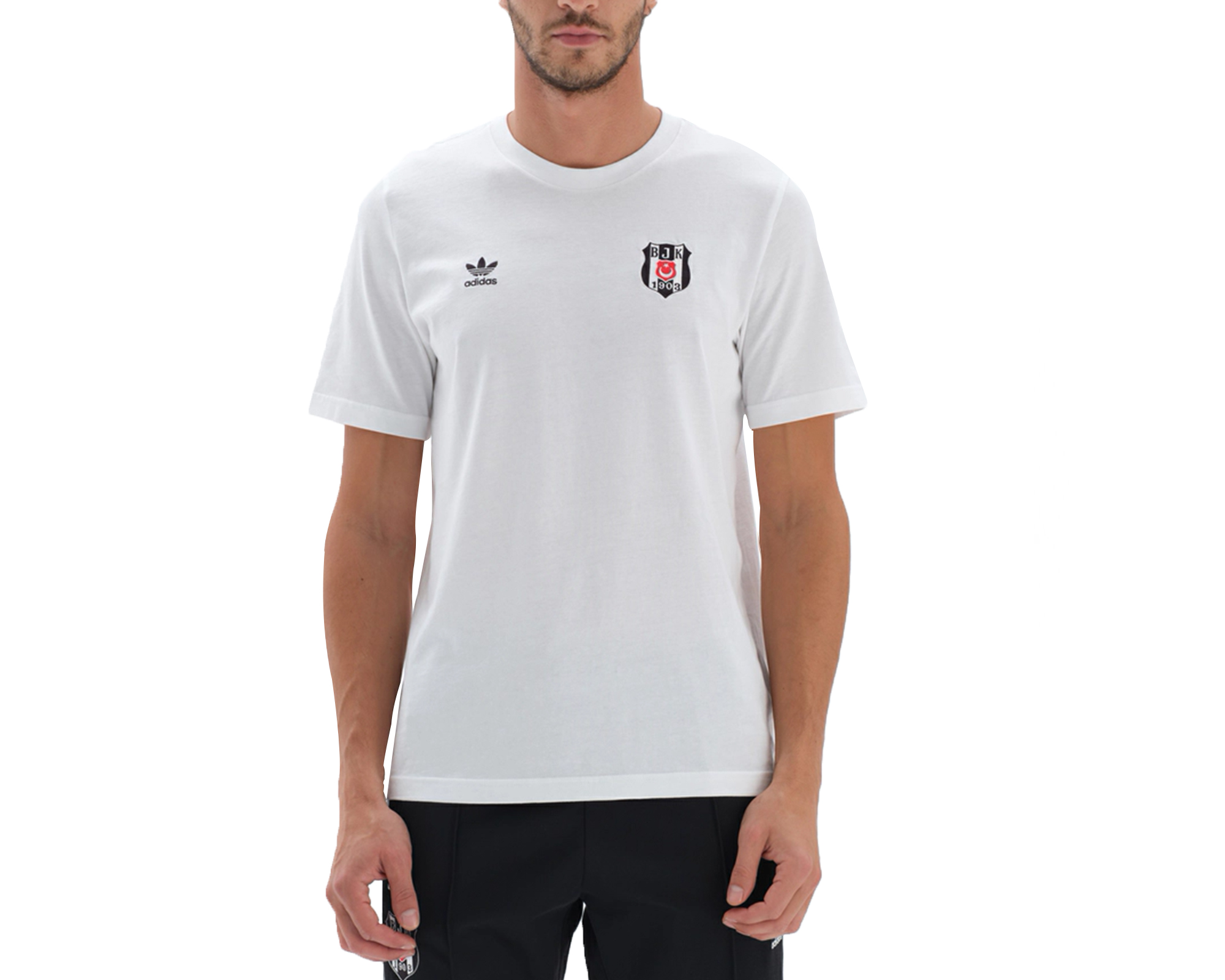 adidas Beşiktaş Og Es Tee Beşiktaş 2023/2024 Erkek Futbol Tişörtü IP1267 Beyaz