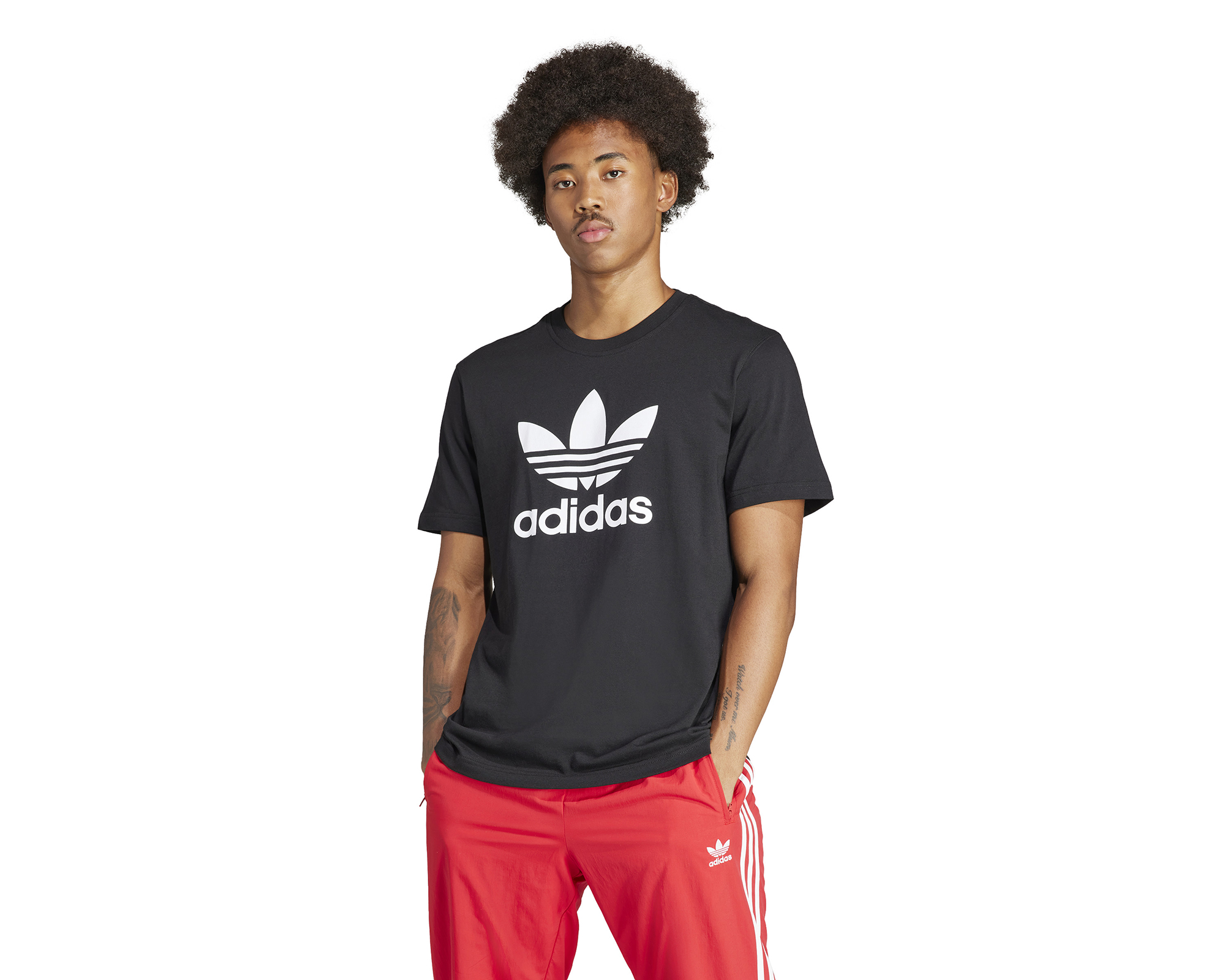 adidas Trefoil Tshirt Erkek Günlük Tişört IU2364 Siyah