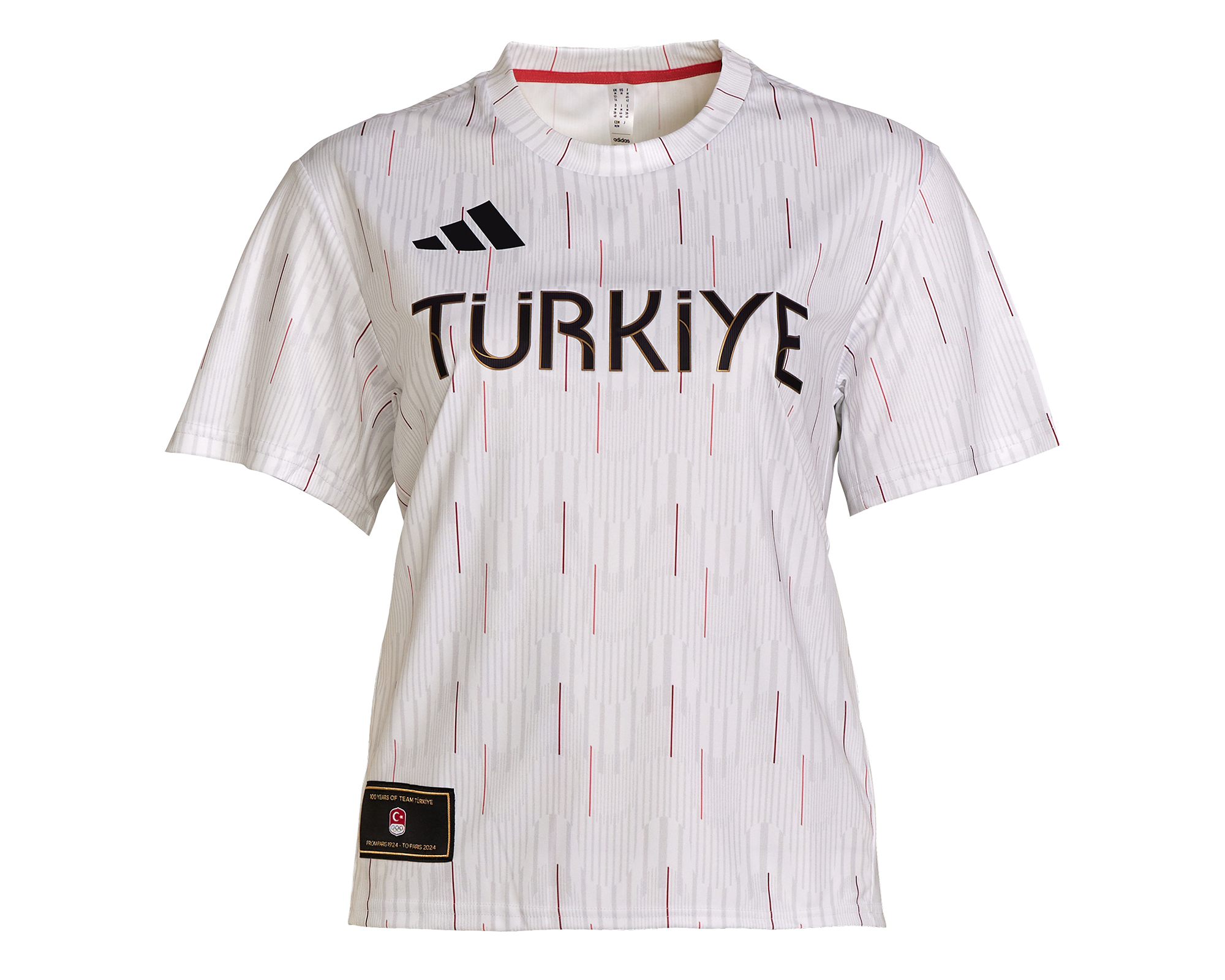 adidas Turkiye Tee W Türkiye Kadın Antrenman Tişörtü JG8874 Beyaz