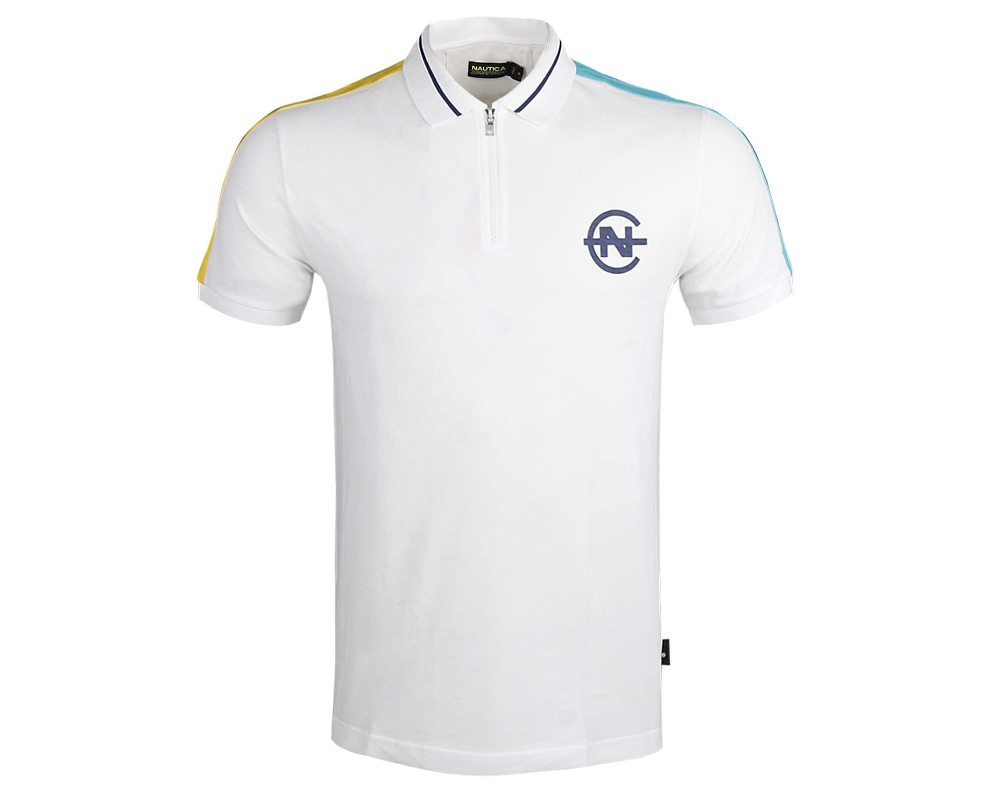 Nautica K25647T.1Bw Erkek Günlük Polo Tişört K25647T.1BW Beyaz