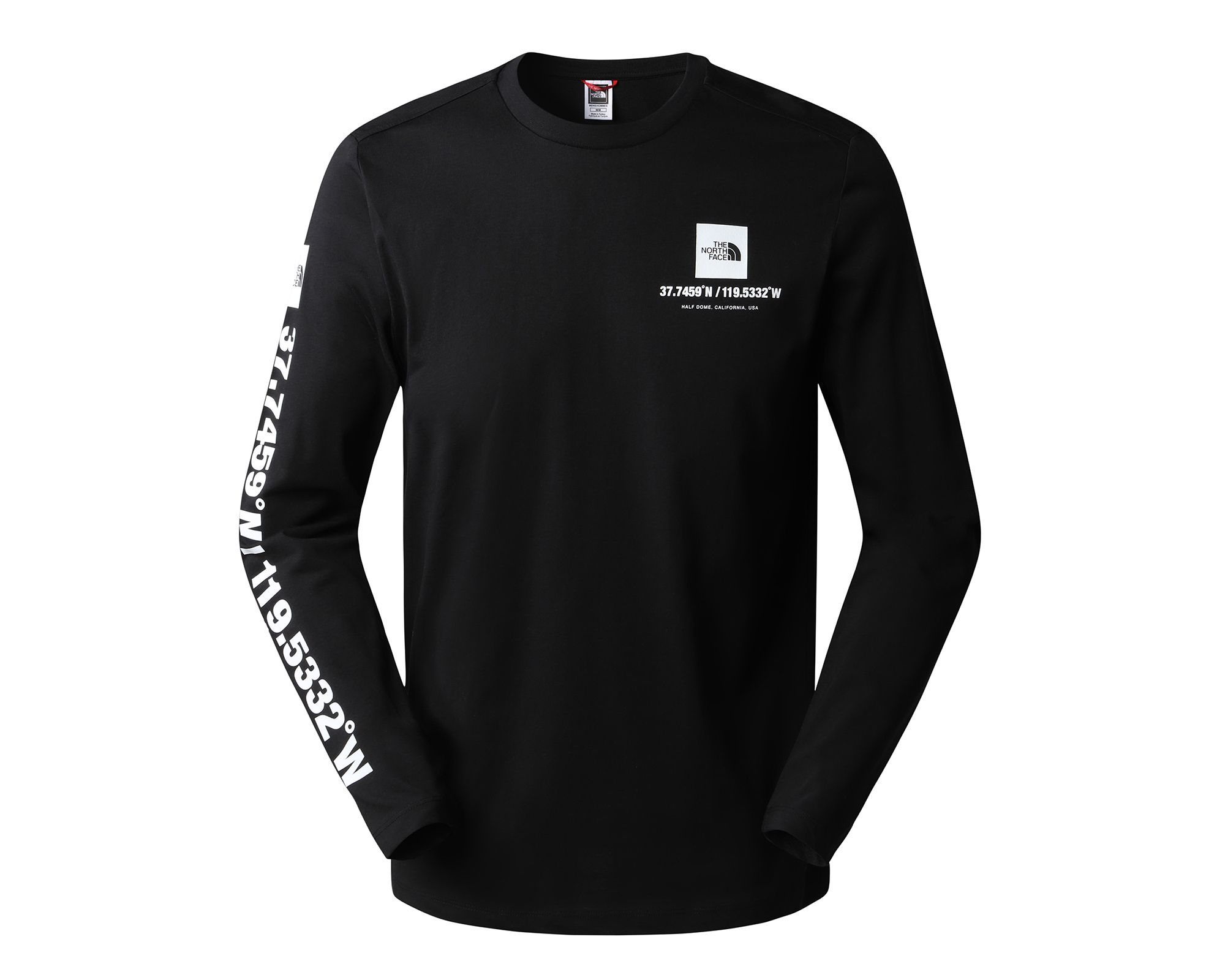 The North Face M Coordinates L/S Tee Erkek Günlük Uzun Kollu Tişört NF0A826WJK31 Siyah