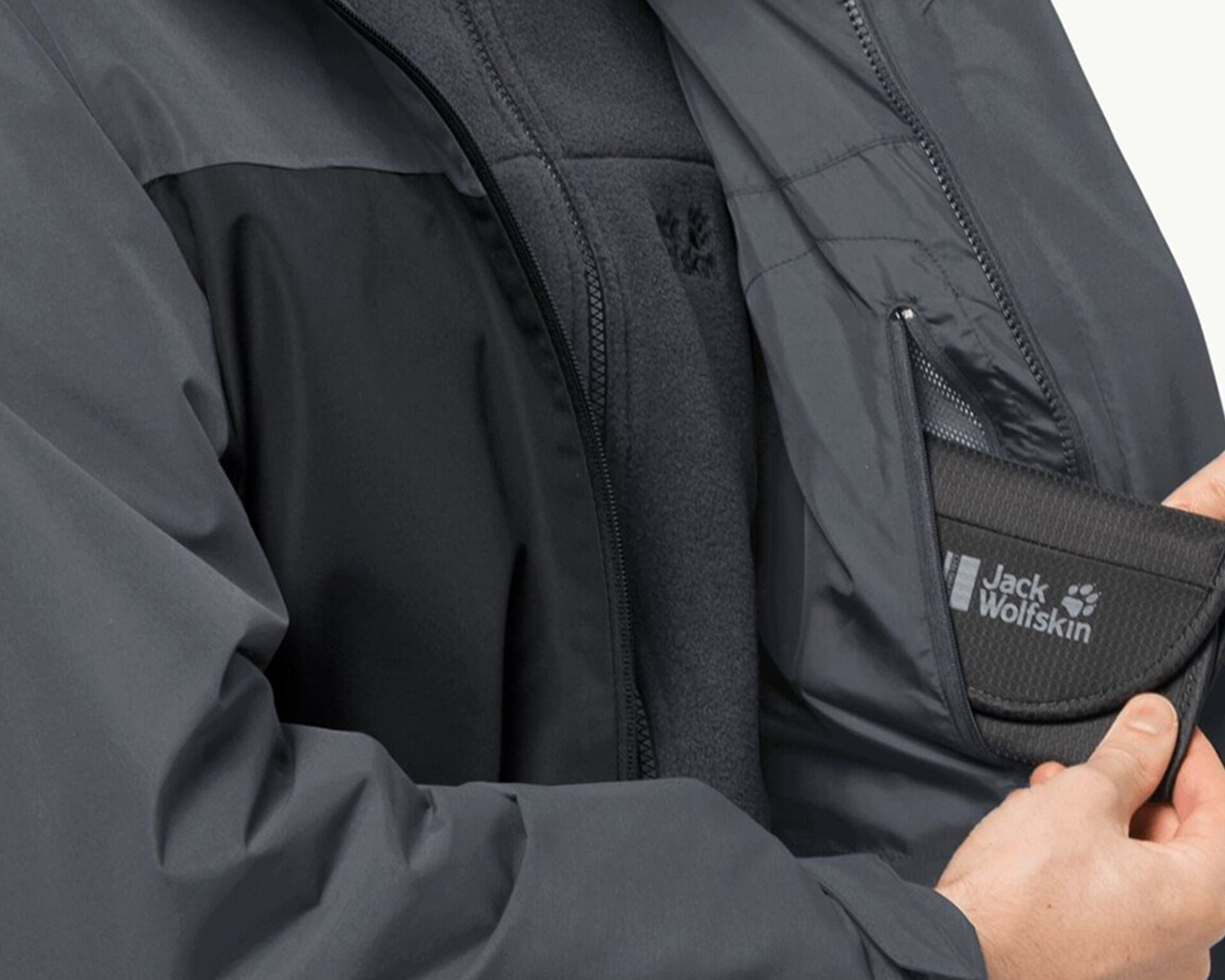 Jack wolfskin echo top lake 3 in 1
