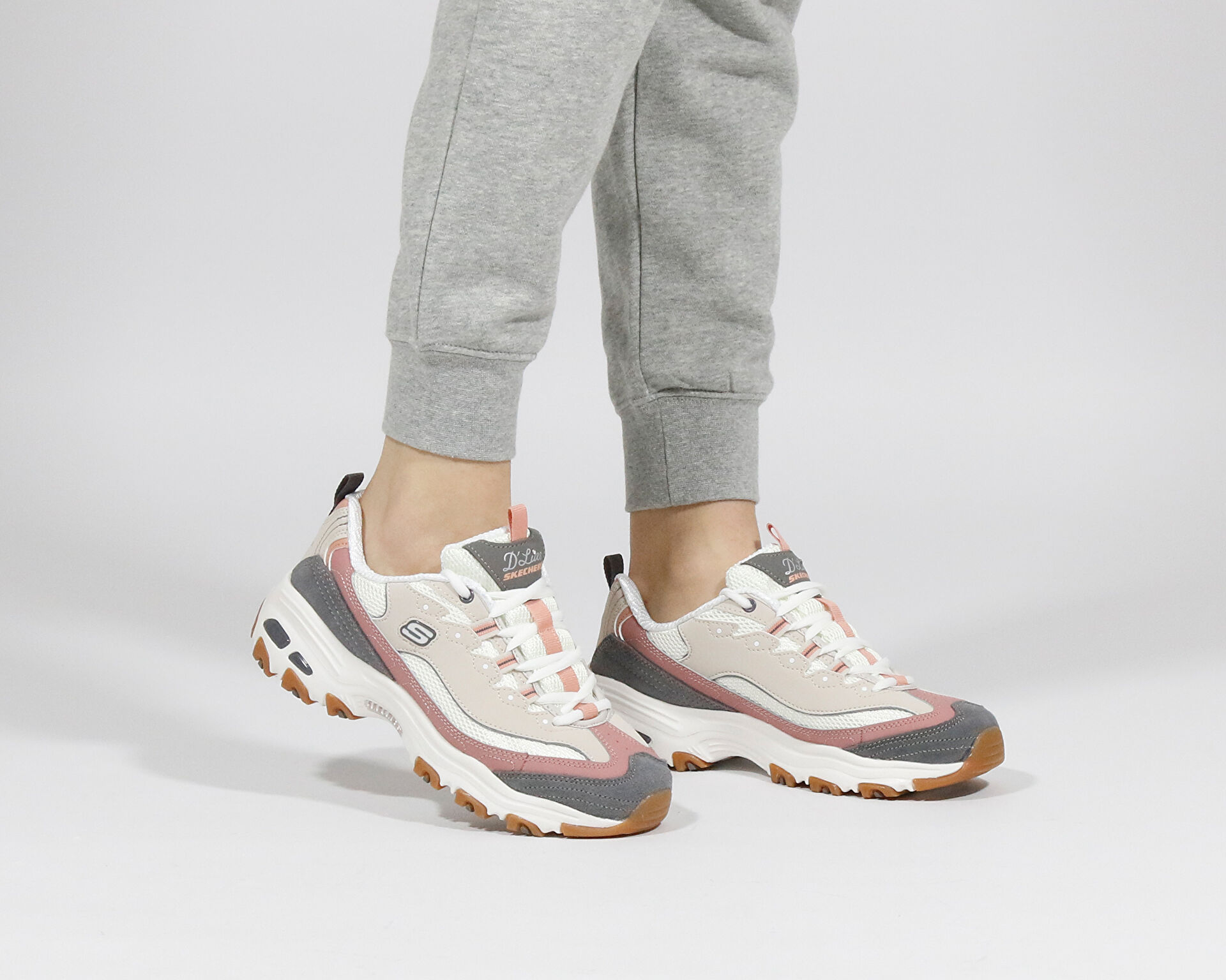 D Lites New Journey Skechers Krem Kad n G nl k Ayakkab 11947 NTPH