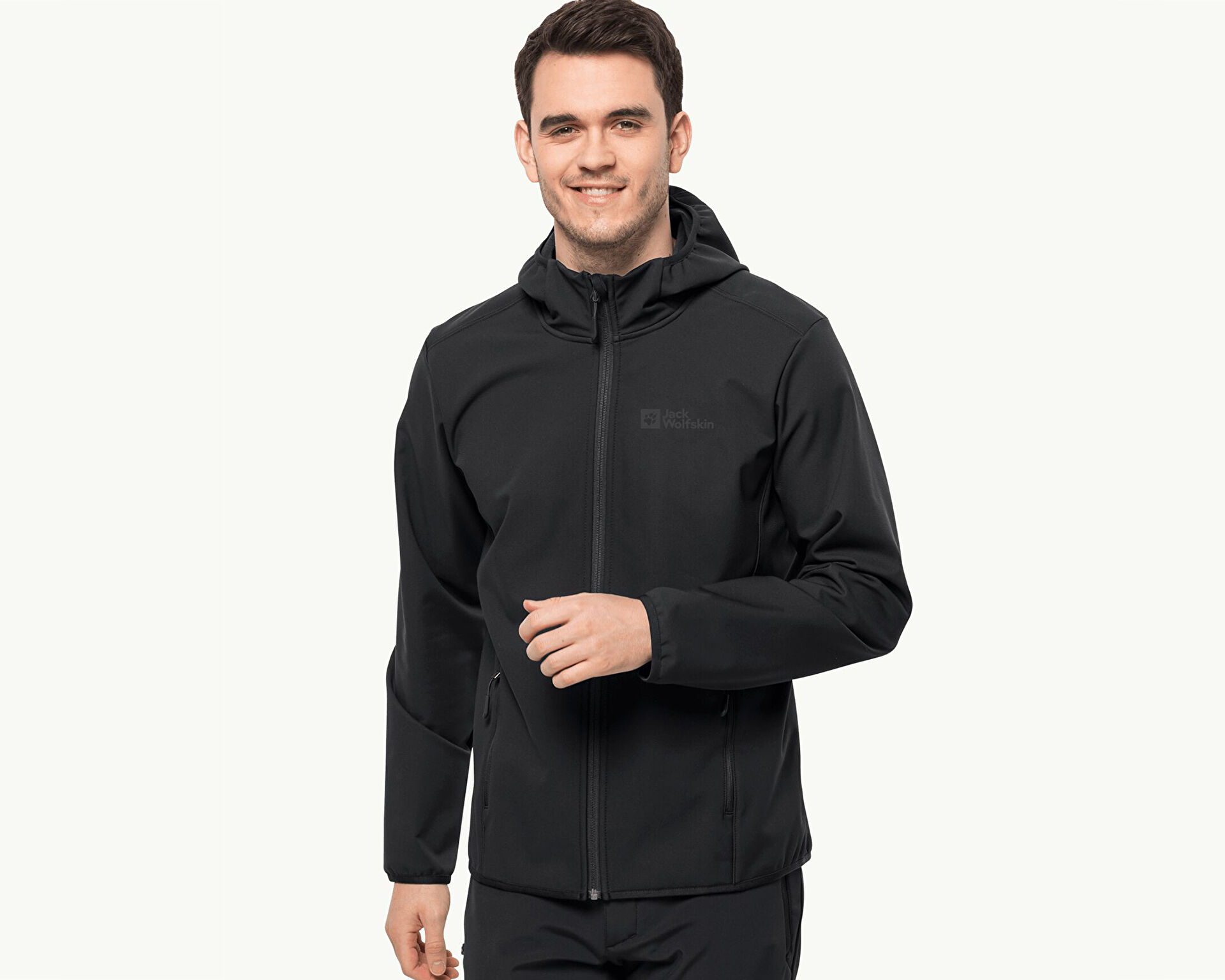 Bornberg Hoody M Erkek Jack Wolfskin Siyah Erkek Outdoor Montu