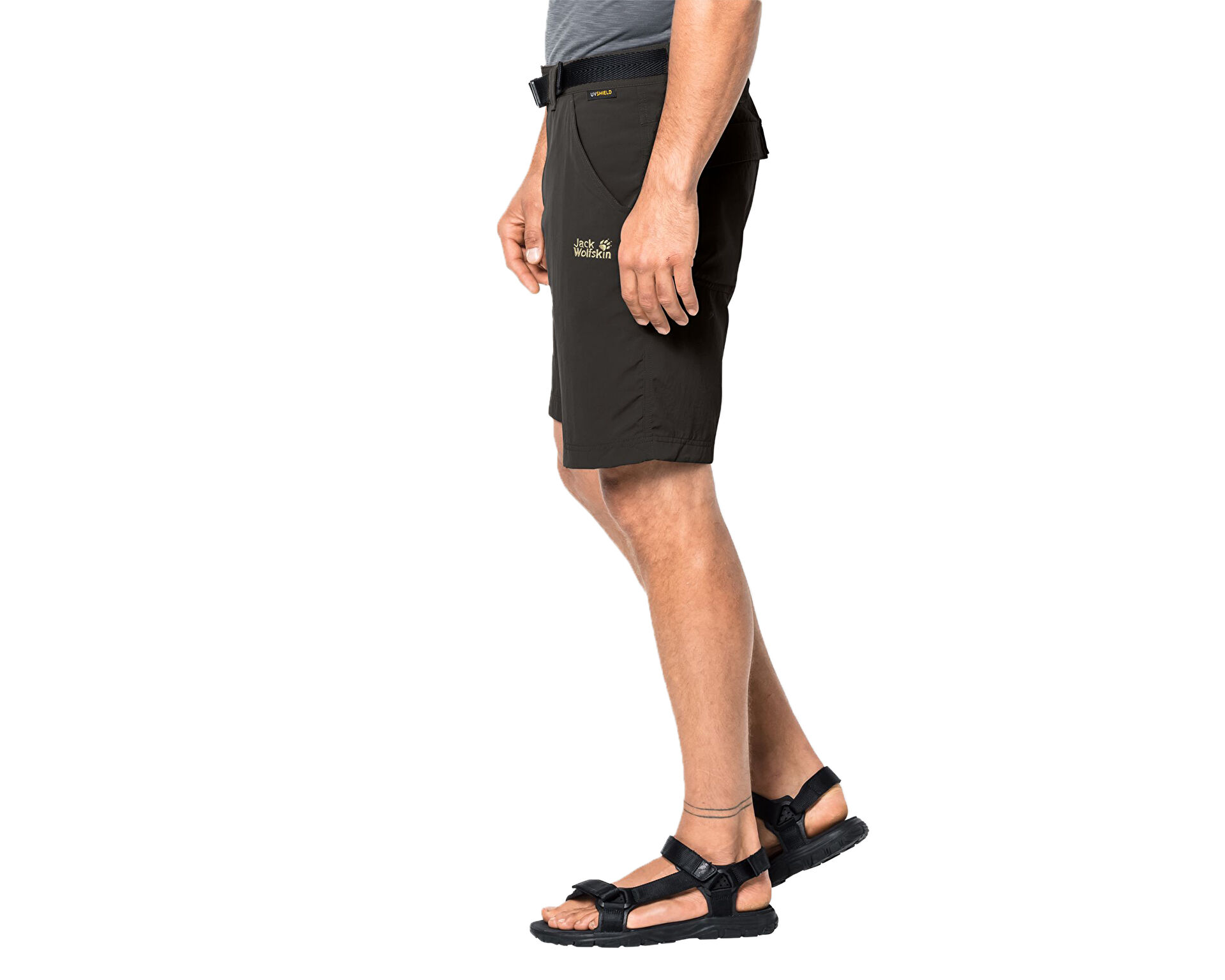 Hoggar Shorts Erkek Jack Wolfskin Kahverengi Erkek ortu 1503781