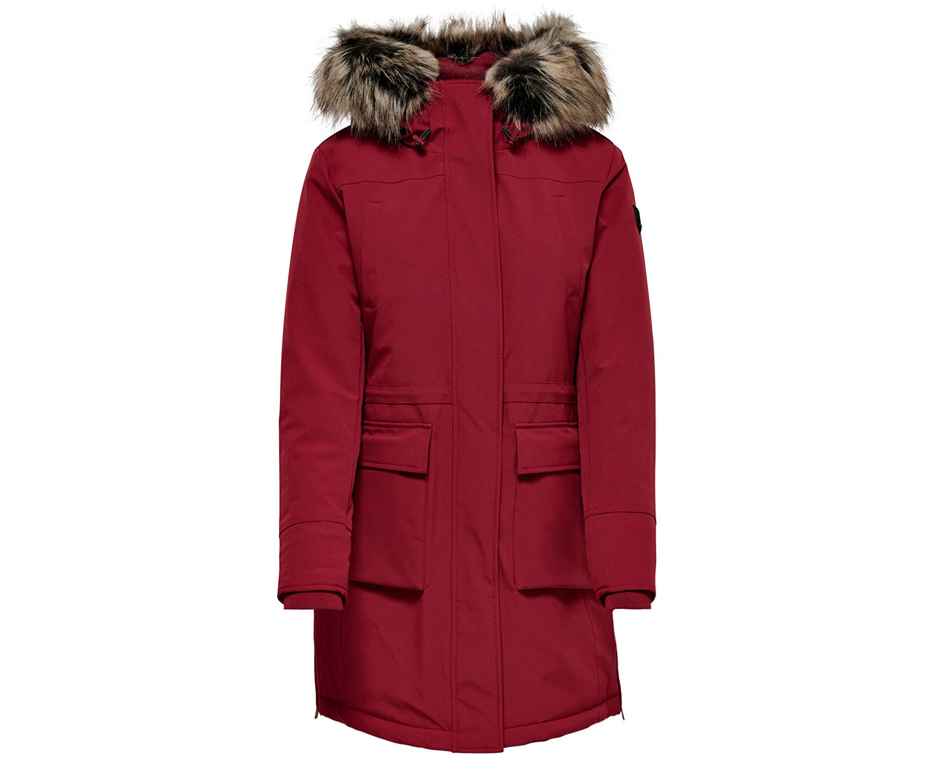 Only Kad n Onlnew Sally Long Nylon Coat Otw K rm z 15160017 MERLOT