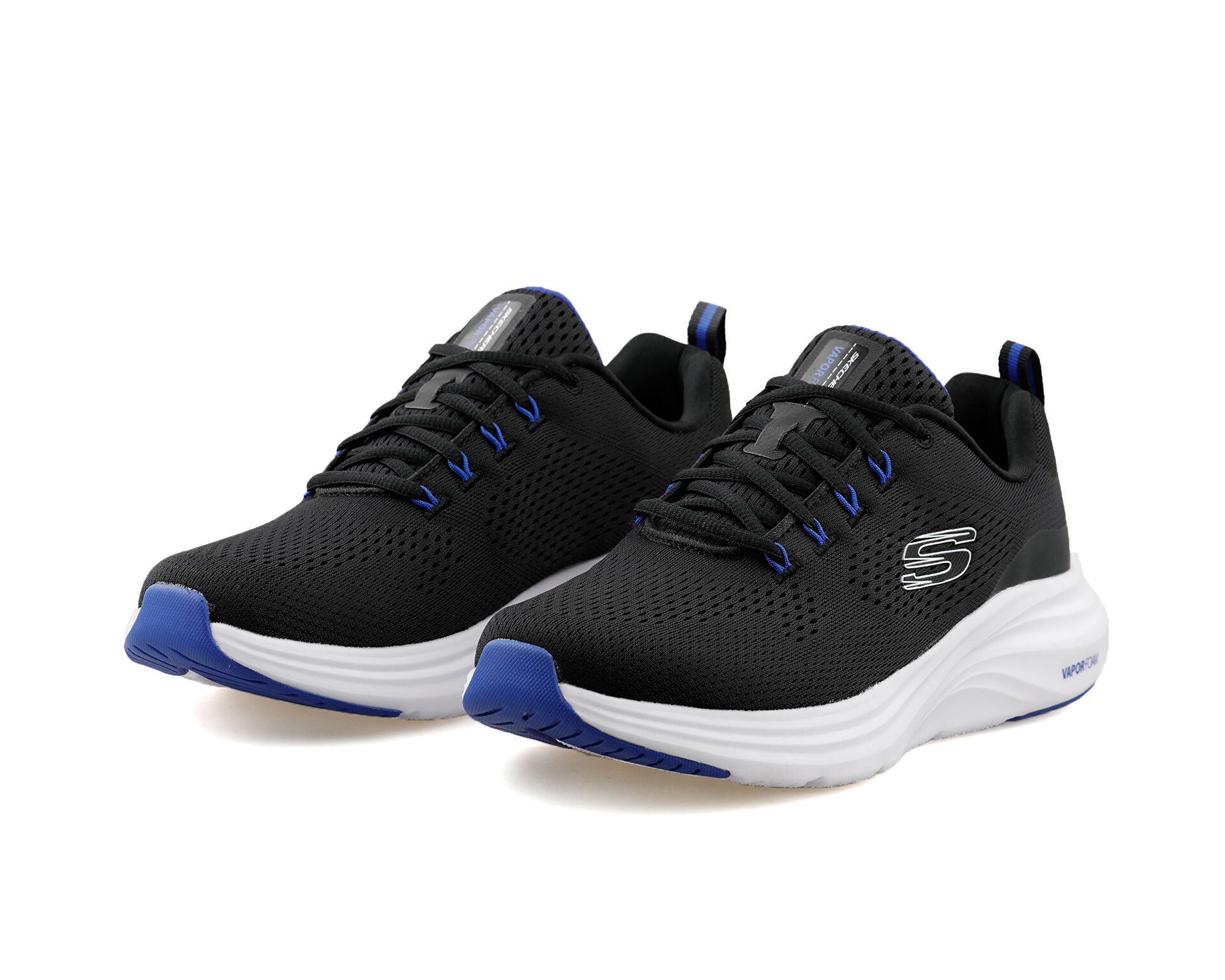 人気新品 Vapor Erkek Skechers Foam 232625-BKBL Siyah 自転車本体